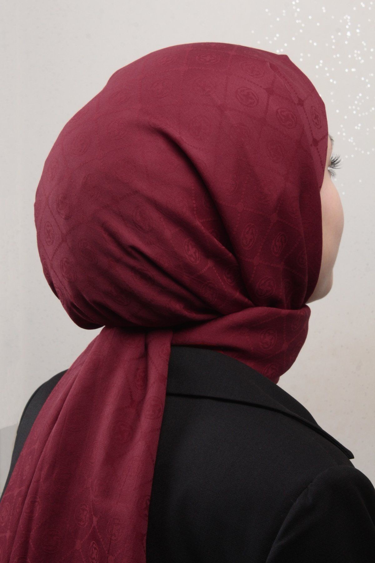 Bordo Cotton Pamuk Şal 941