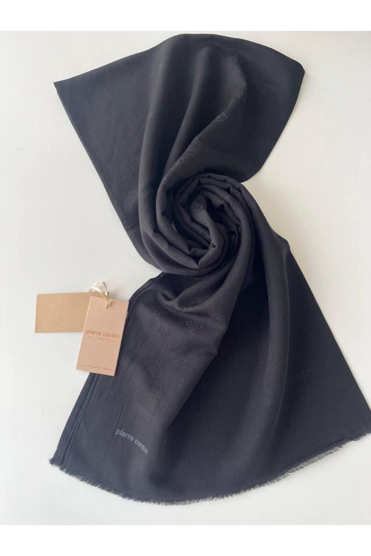 Siyah Cotton Şal