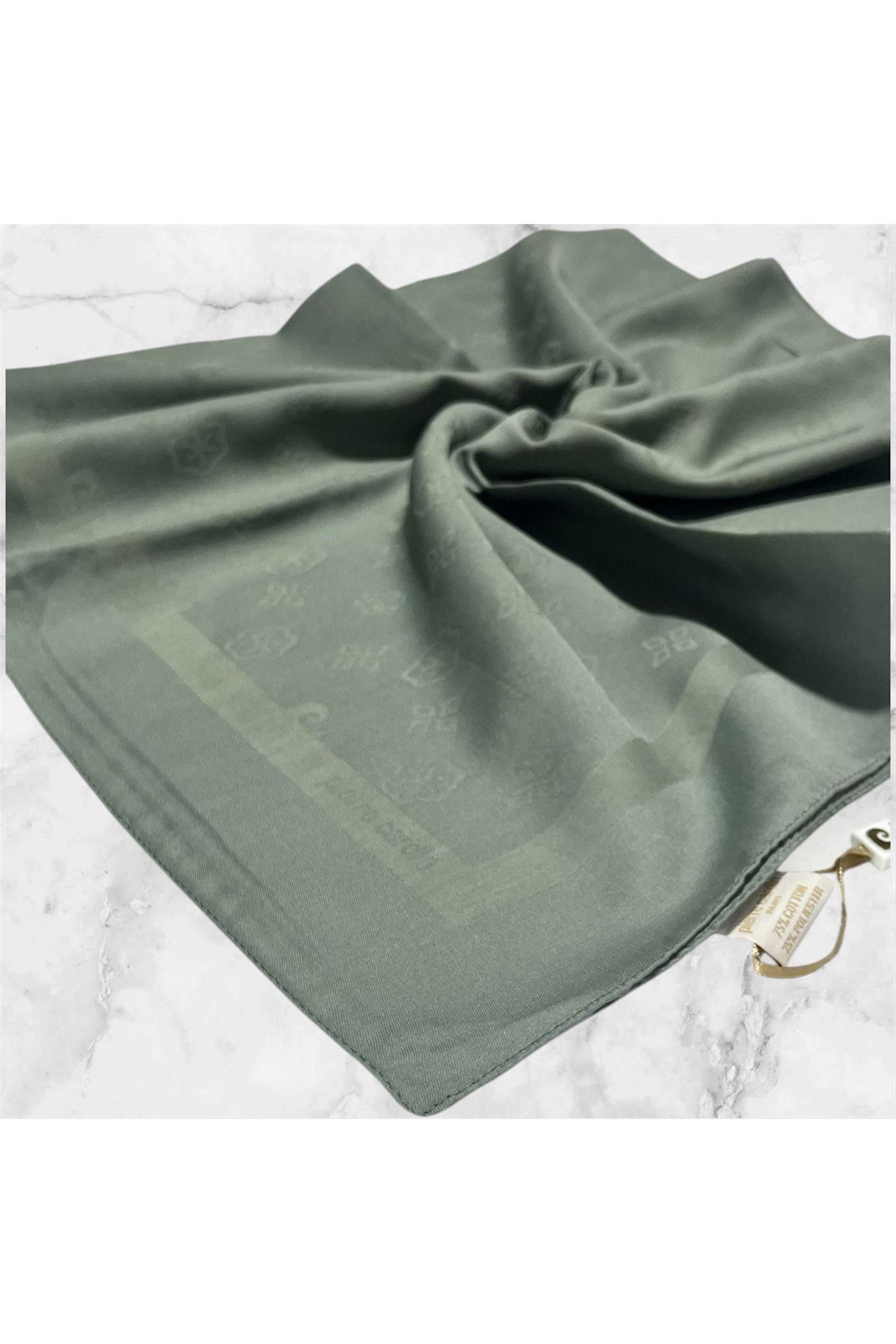 Mint Yeşili Pierre Cardin Cotton Eşarp