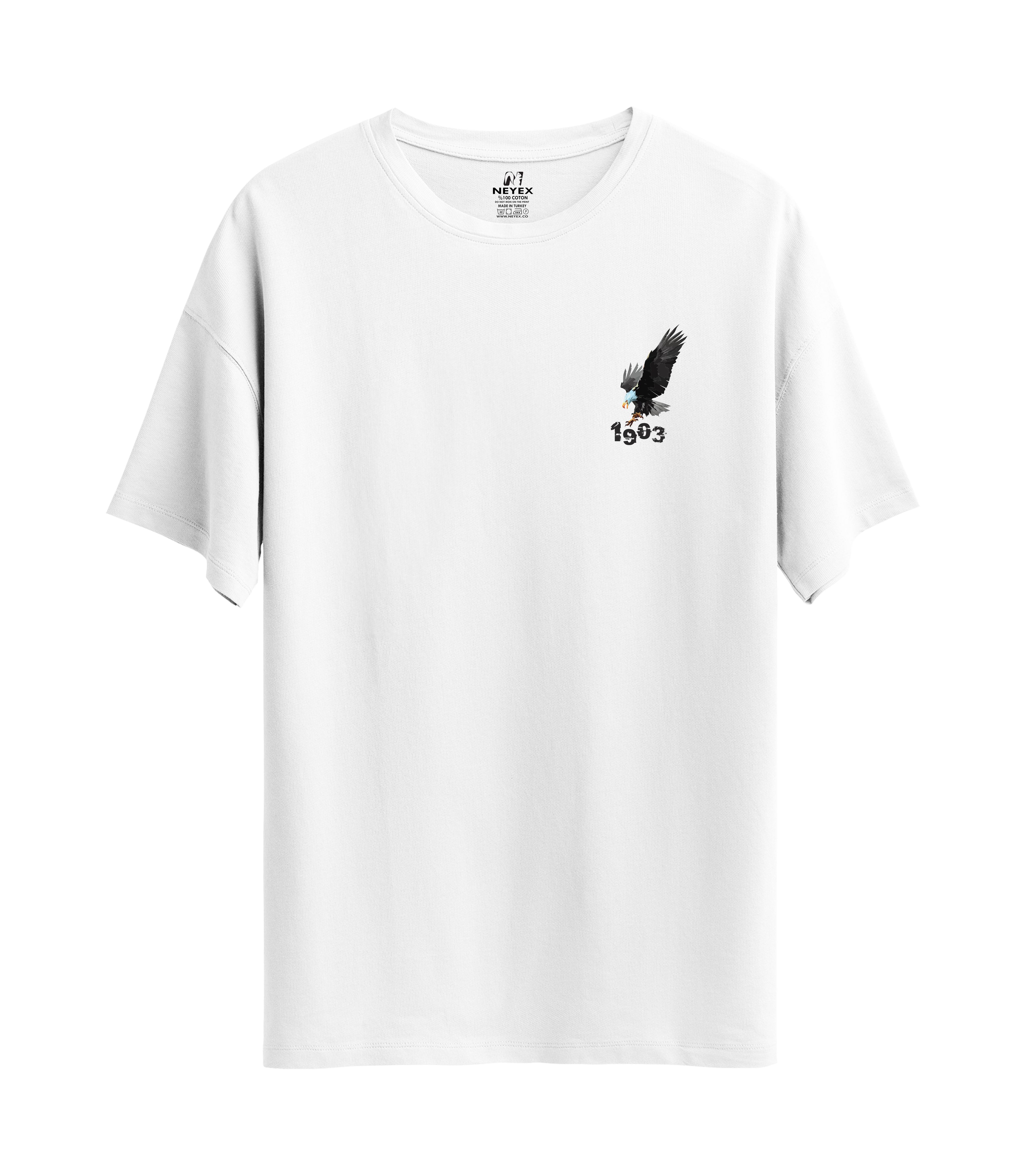 Kartal 1903 Sırt Baskılı - Unisex Oversize T-Shirt
