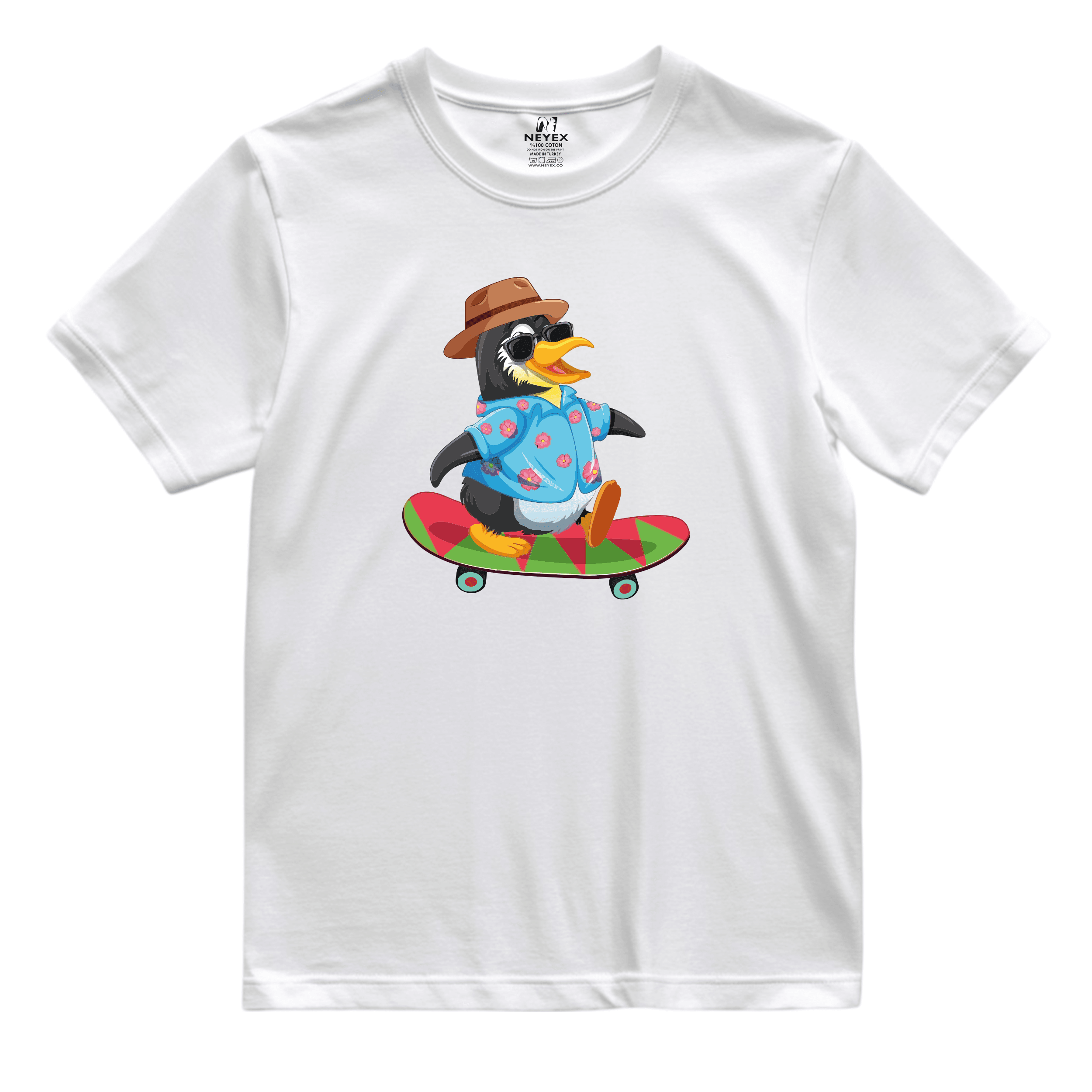 Summer Penguen - Çocuk T-Shirt