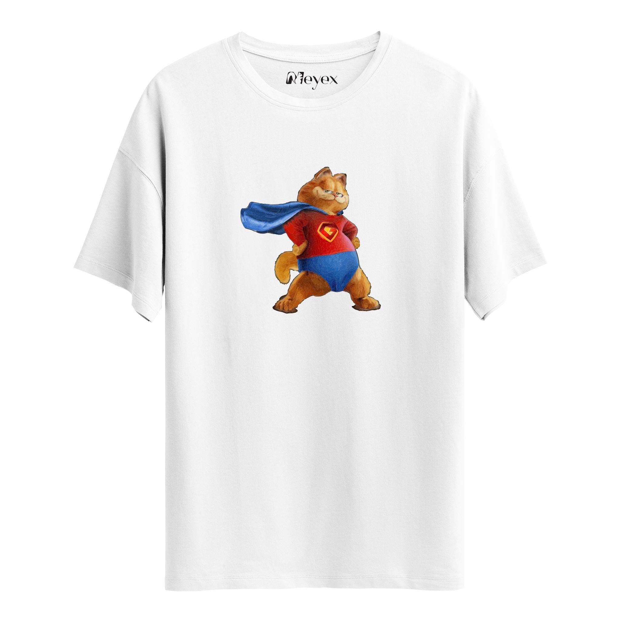 Superman Garfield - Unisex Oversize T-Shirt