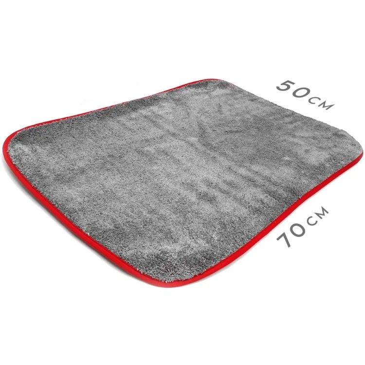 OBSIDIAN Microfiber Car Drying Towel 50×70 cm 1000 GSM – Gray