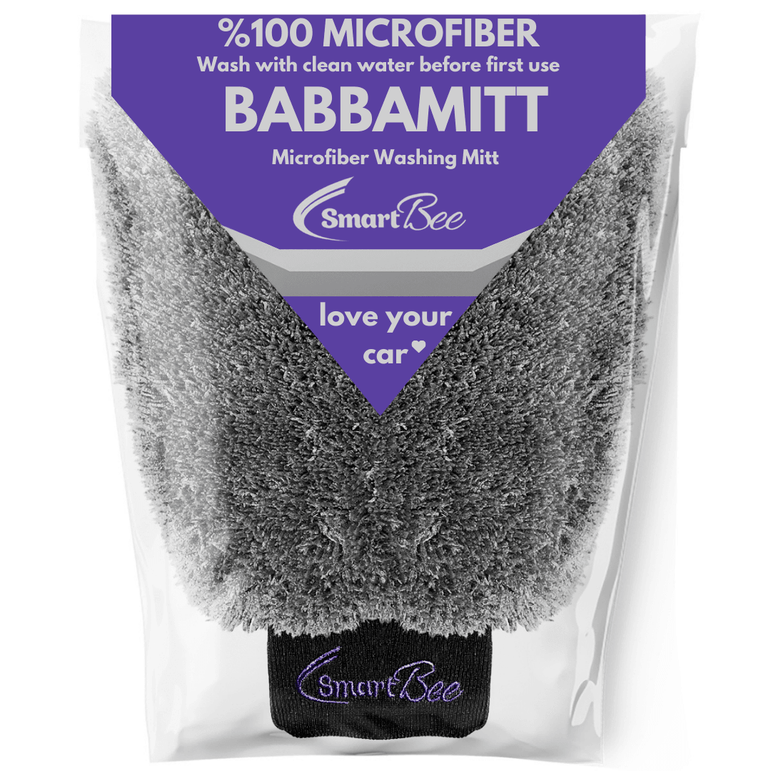 BABBAMITT 100% Microfiber Car Wash Mitt