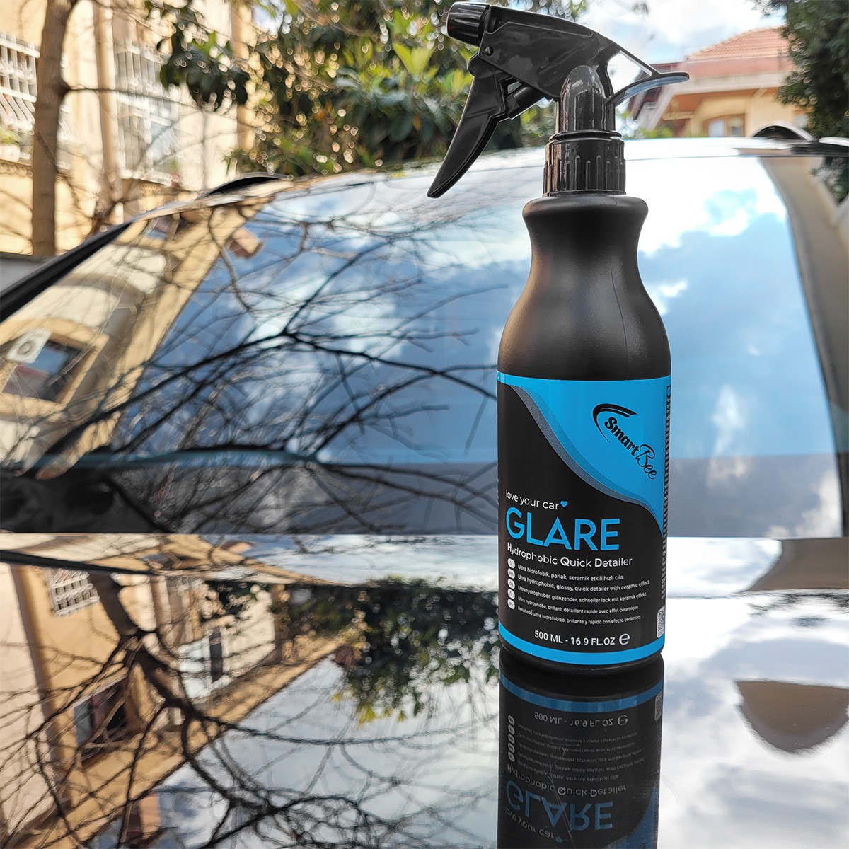 GLARE Hydrophobic Ceramic Effect Quick Polish – 500 ml