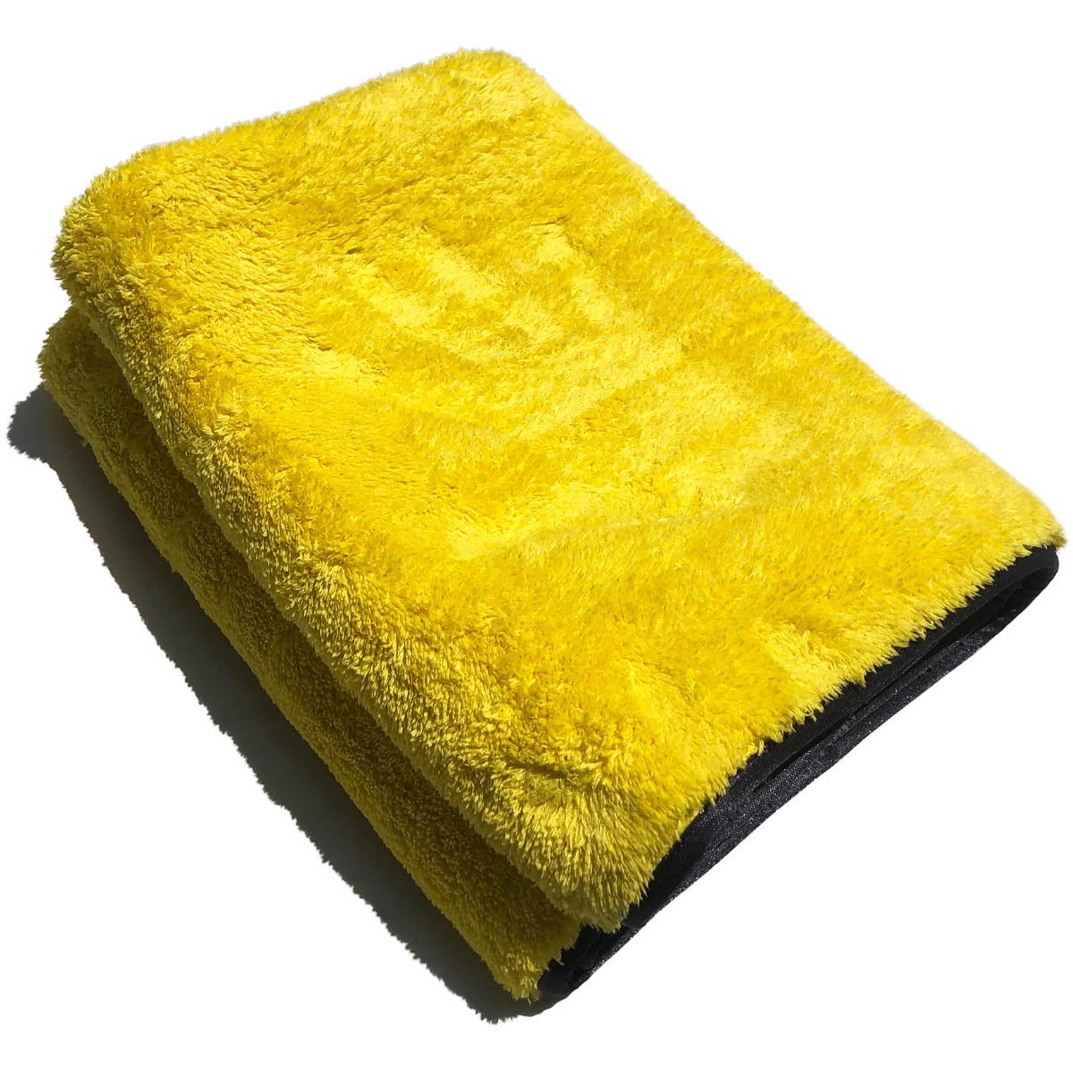 REIS Double Layer Microfiber Car Drying Towel 60×90 1300GSM – Yellow Gray