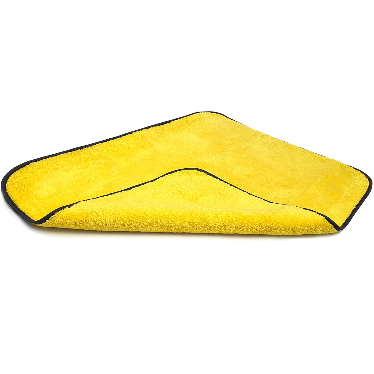 BARITE Double Layer Microfiber Car Drying Towel 65×85 800GSM – Yellow