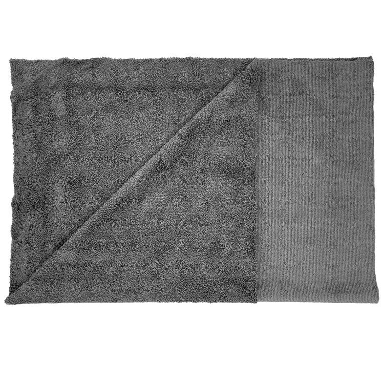 PRINCE Edgeless Car Drying Towel 50x70 cm 500 GSM – Gray