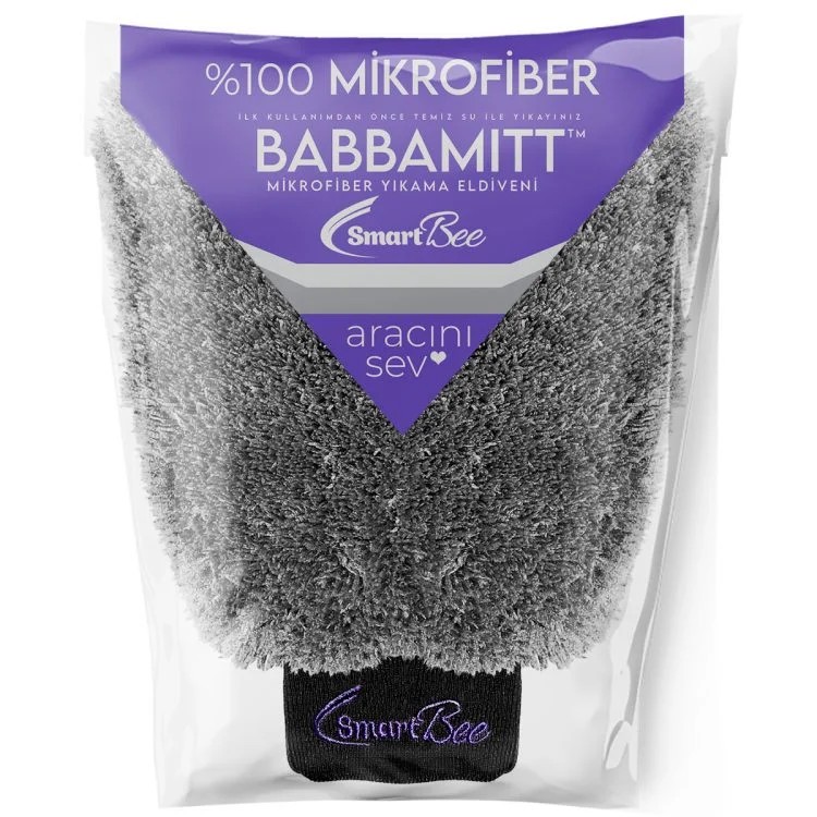 BABBAMITT 100% Microfiber Car Wash Mitt