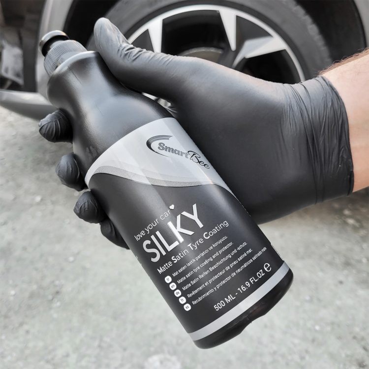 SILKY Matte Satin Tire Shine & Protector – 500 ml