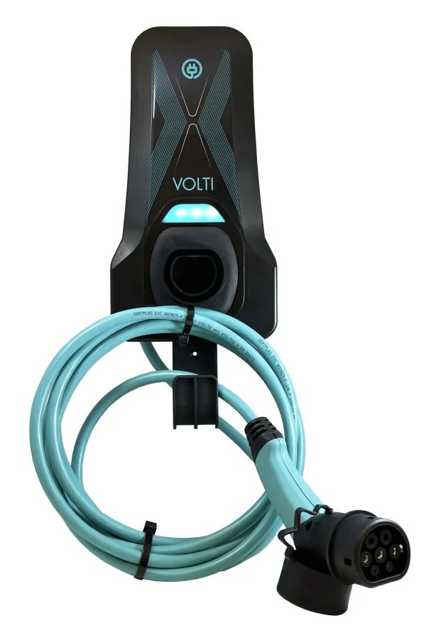 Volti Home 7.4 kW Wired Electric Vehicle Charging Station / Type-2 / 7.4 kW / 32A / 230V AC