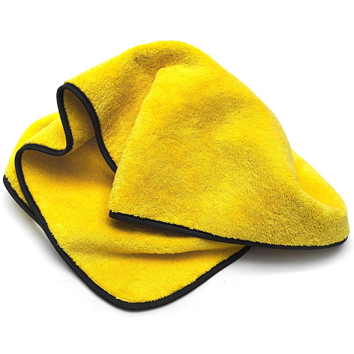 BARITE Double Layer Microfiber Car Drying Towel 65×85 800GSM – Yellow