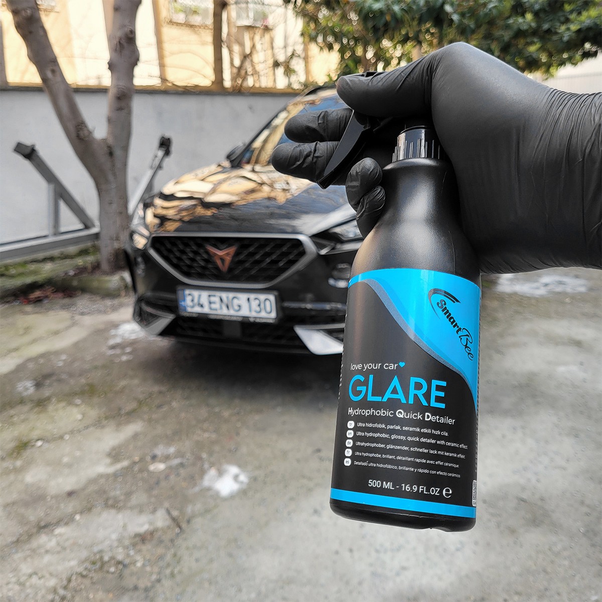 GLARE Hydrophobic Ceramic Effect Quick Polish – 500 ml