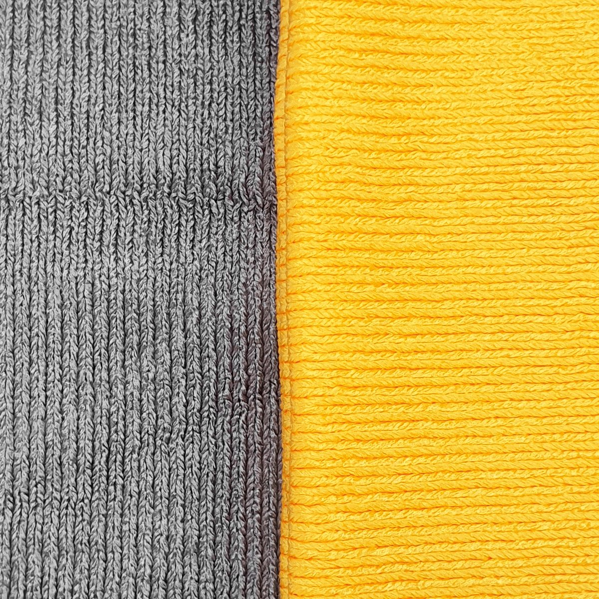 CHROLUX 2-Pack Microfiber Thick Car Glass Cloth 40×50 300GSM – Orange/Gray