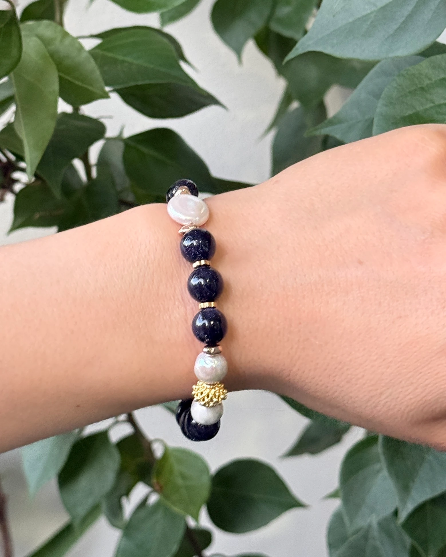 Doğal Taşlı El Yapımı "Denver" Bileklik