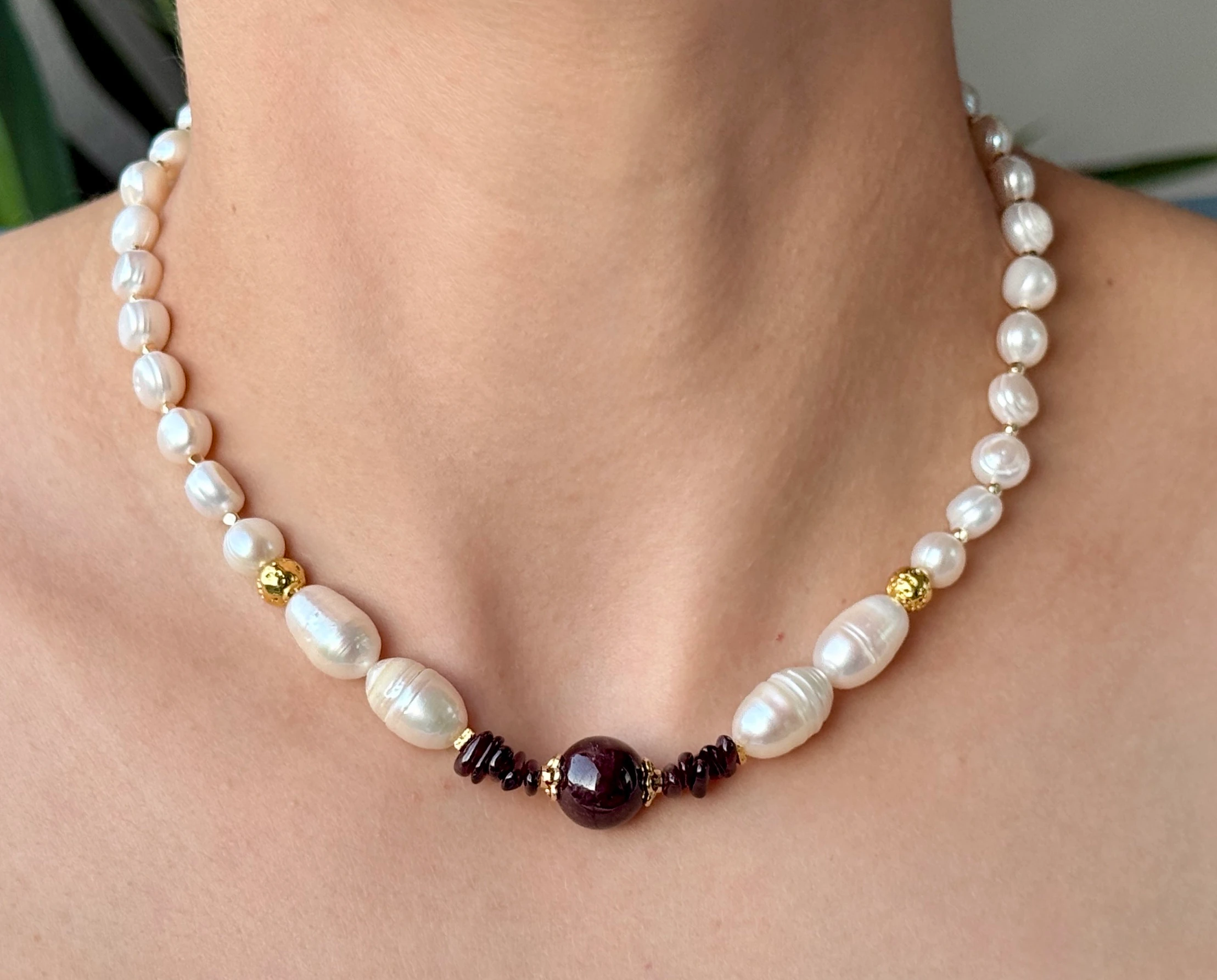 Doğal Taşlı El Yapımı "Batum" Kolye