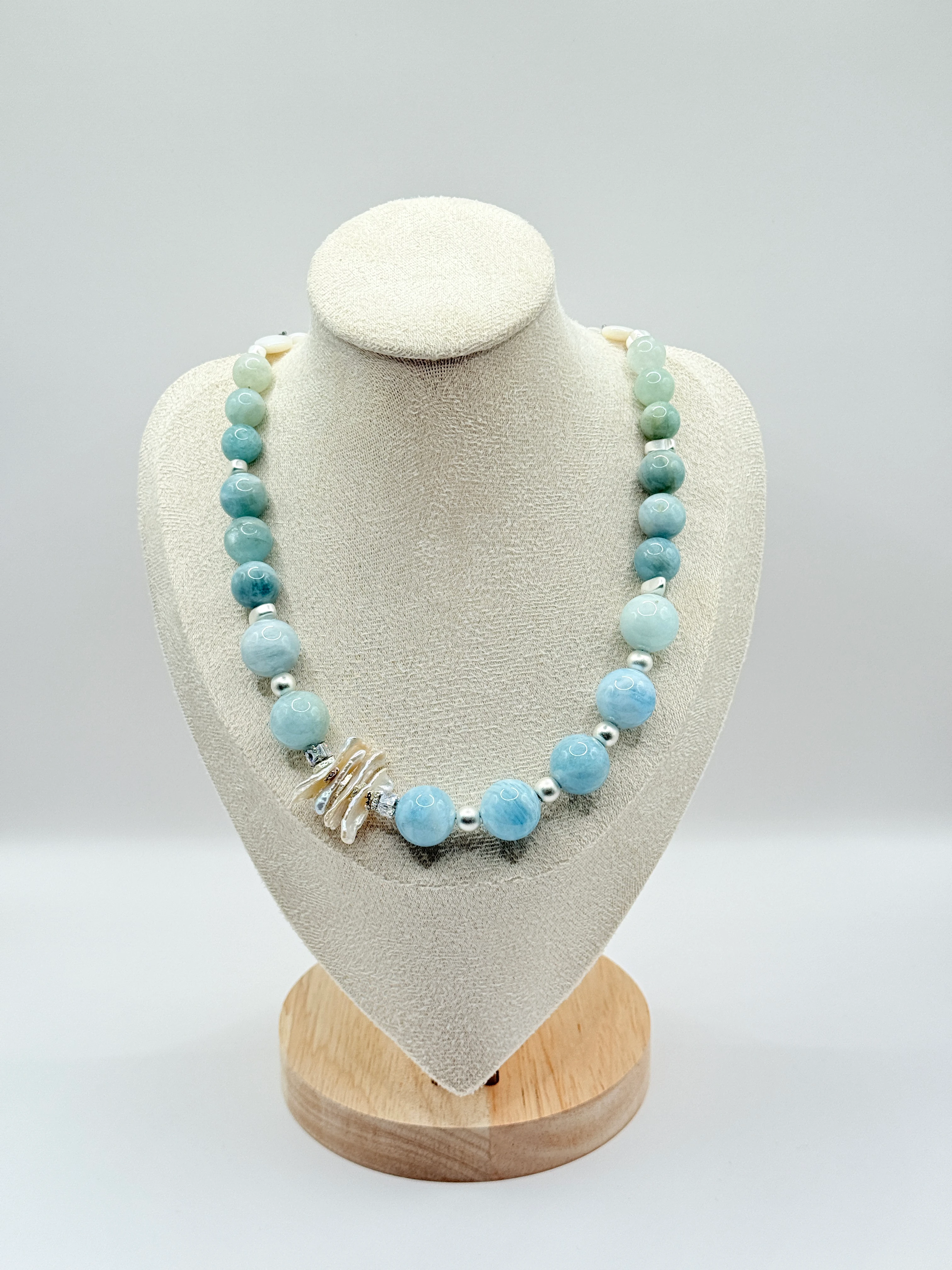 Doğal Taşlı El Yapımı “Guatemala” Kolye