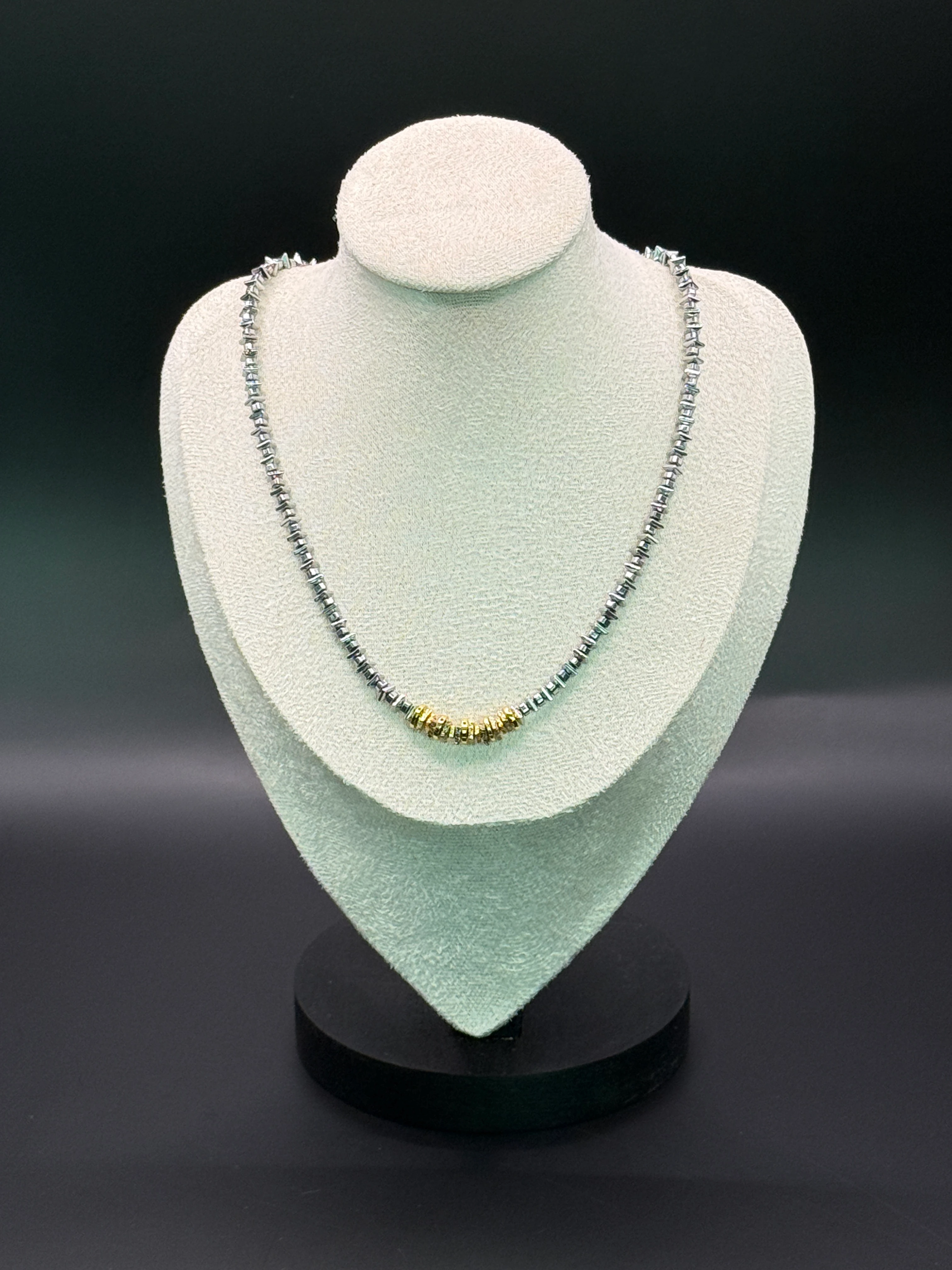 Doğal Taşlı El Yapımı “Kyoto” Kolye