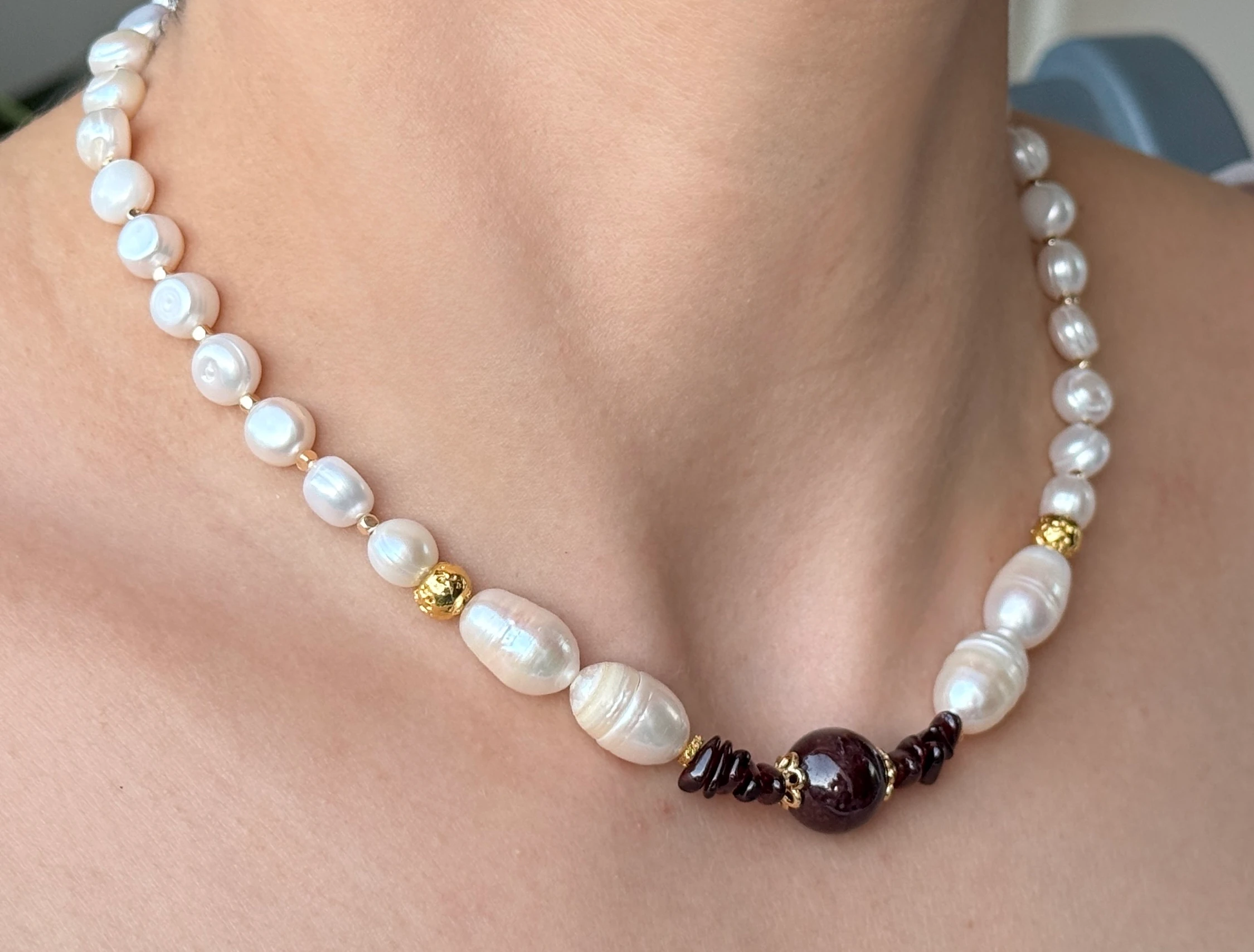 Doğal Taşlı El Yapımı "Batum" Kolye