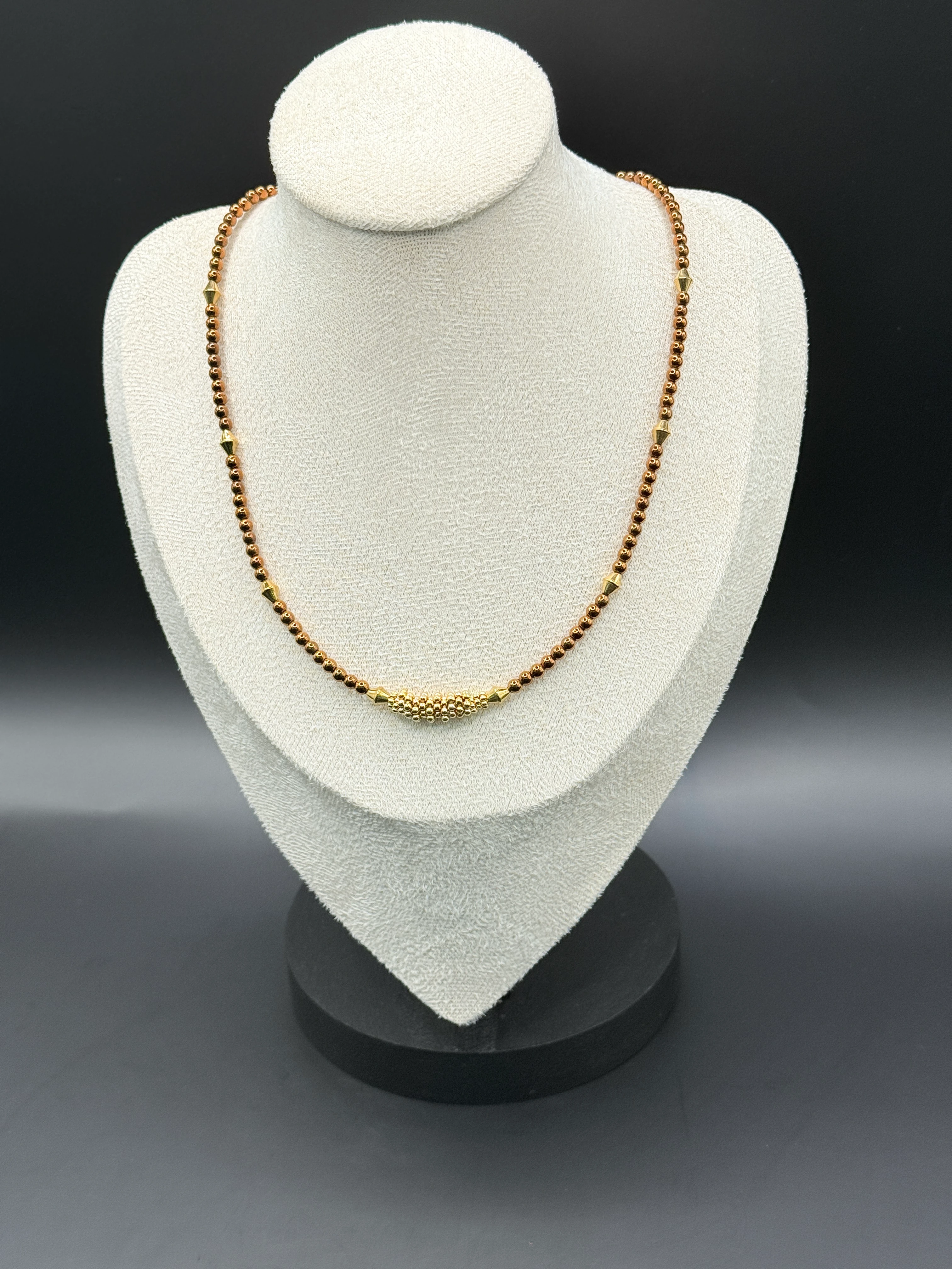 Doğal Taşlı El Yapımı “Zagreb” Kolye