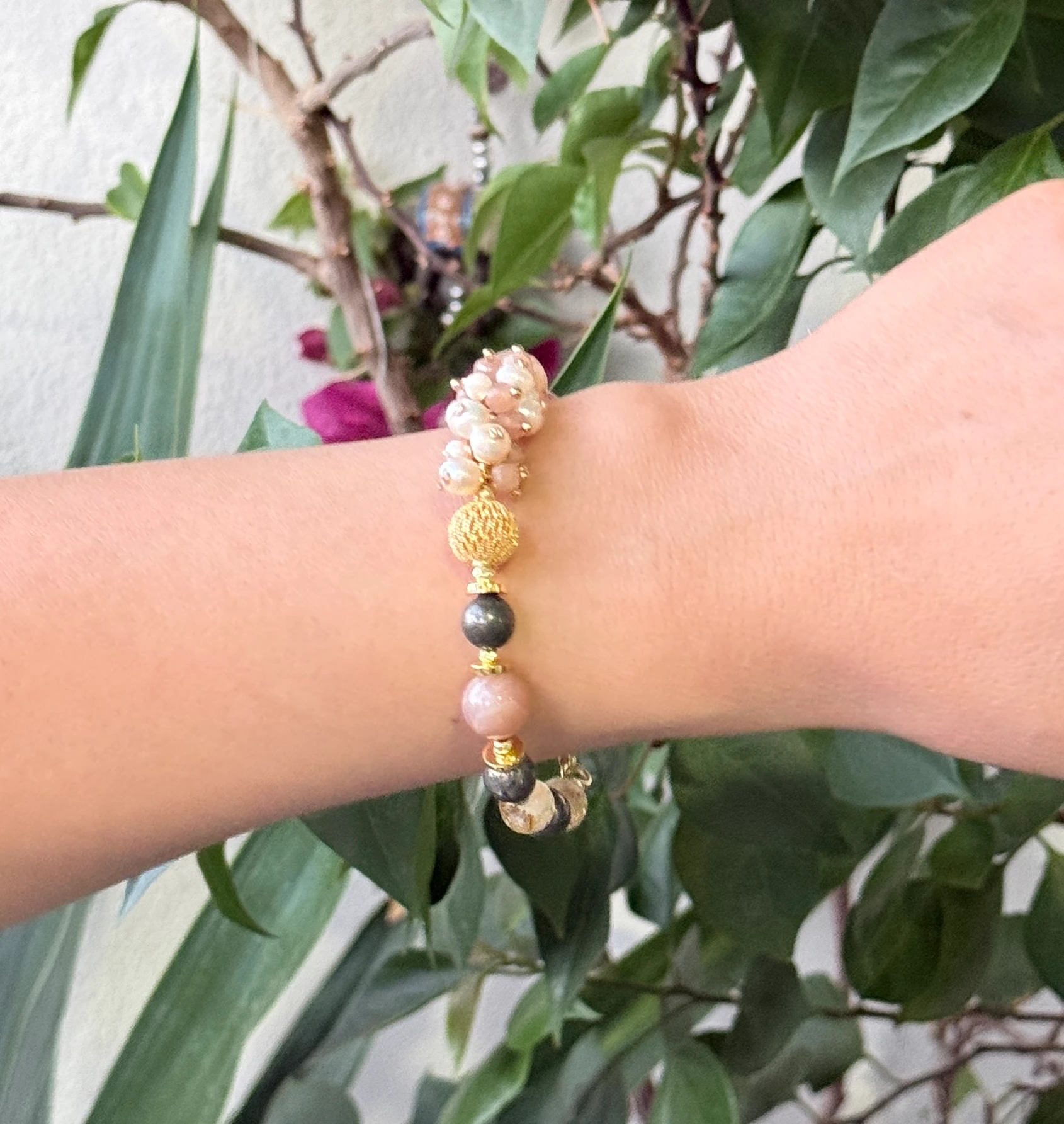 Doğal Taşlı El Yapımı "Batum" Bileklik