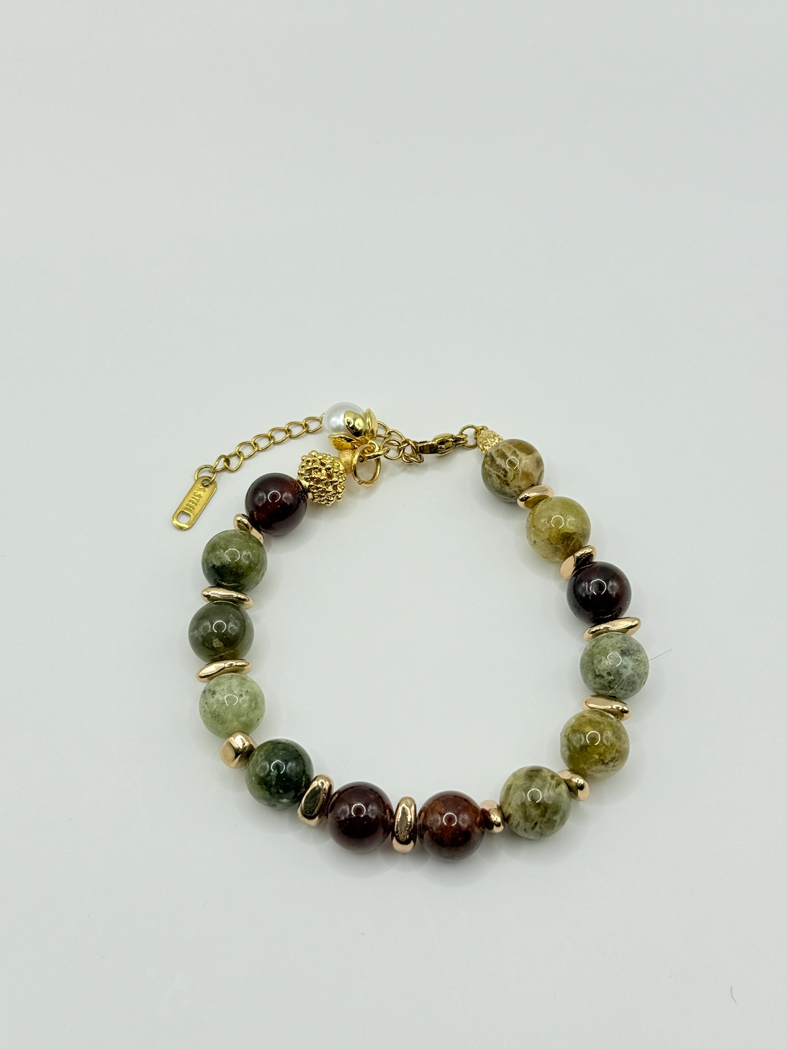 Doğal Taşlı El Yapımı "Grebene" Bileklik