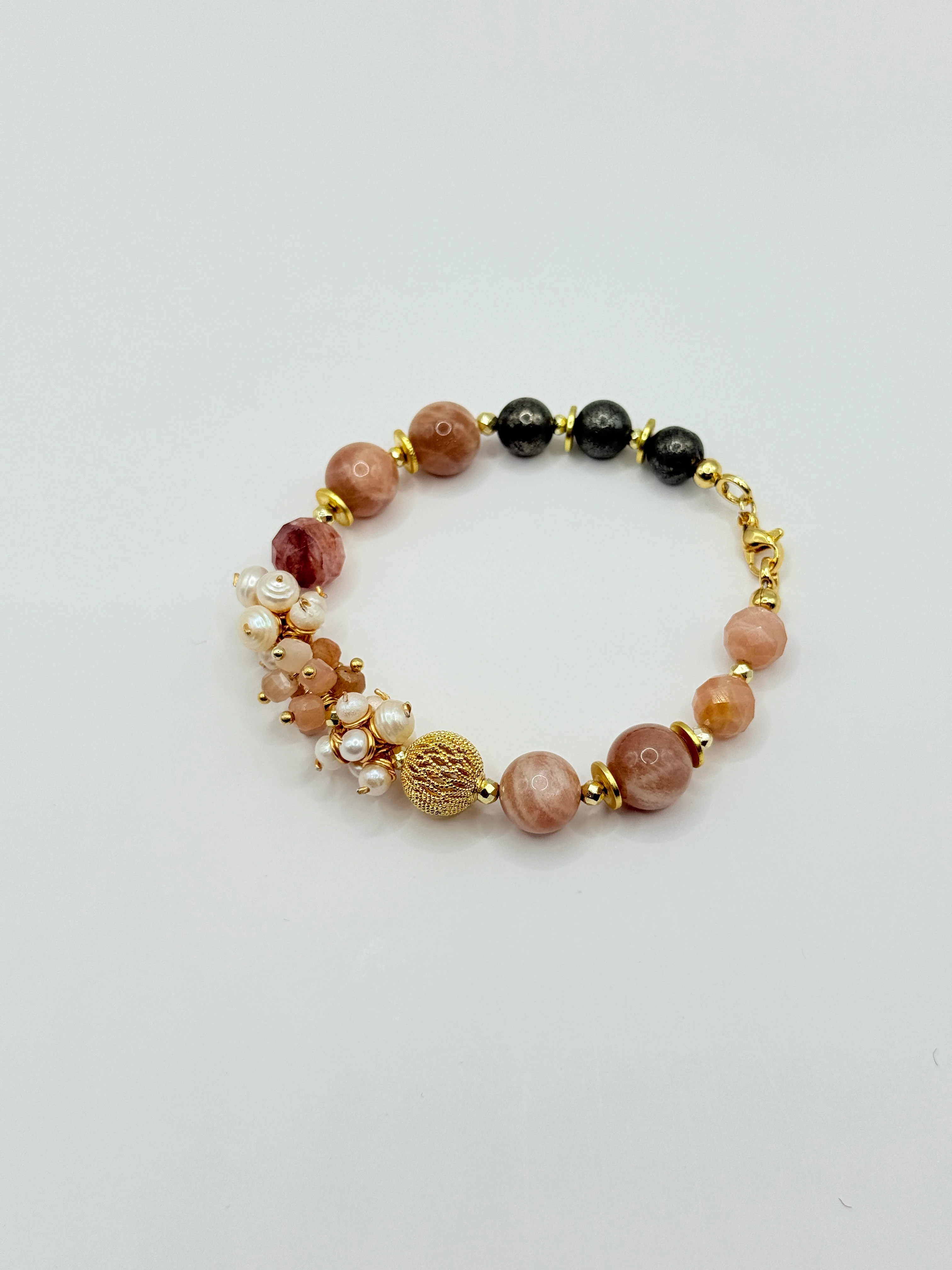 Doğal Taşlı El Yapımı "Bergen" Bileklik