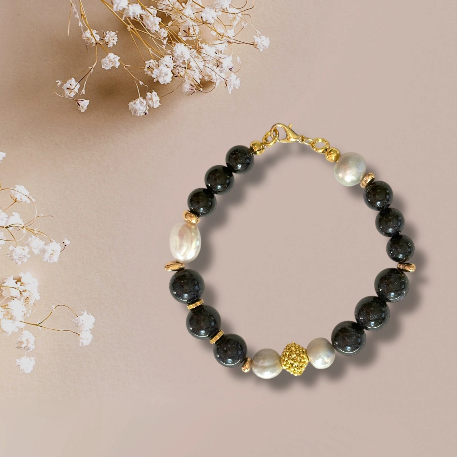 Doğal Taşlı El Yapımı "Denver" Bileklik