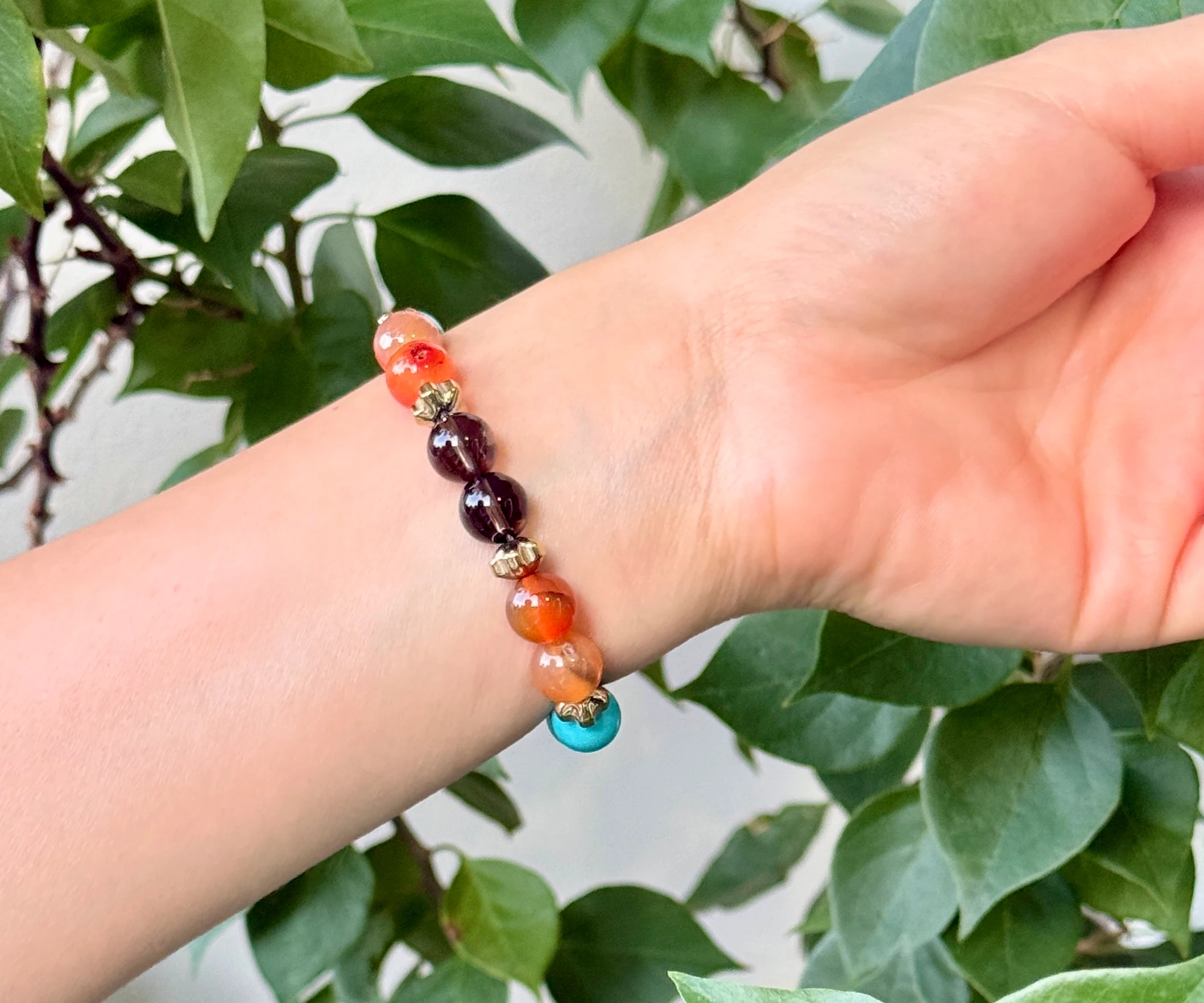 Doğal Taşlı El Yapımı "Boğa Burcu" Bileklik