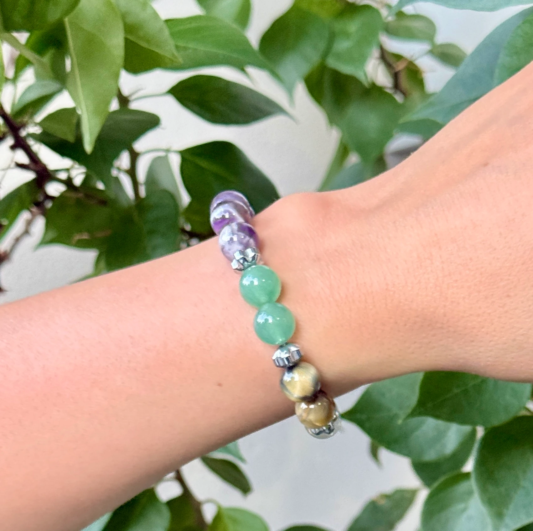 Doğal Taşlı El Yapımı "Akrep Burcu" Bileklik