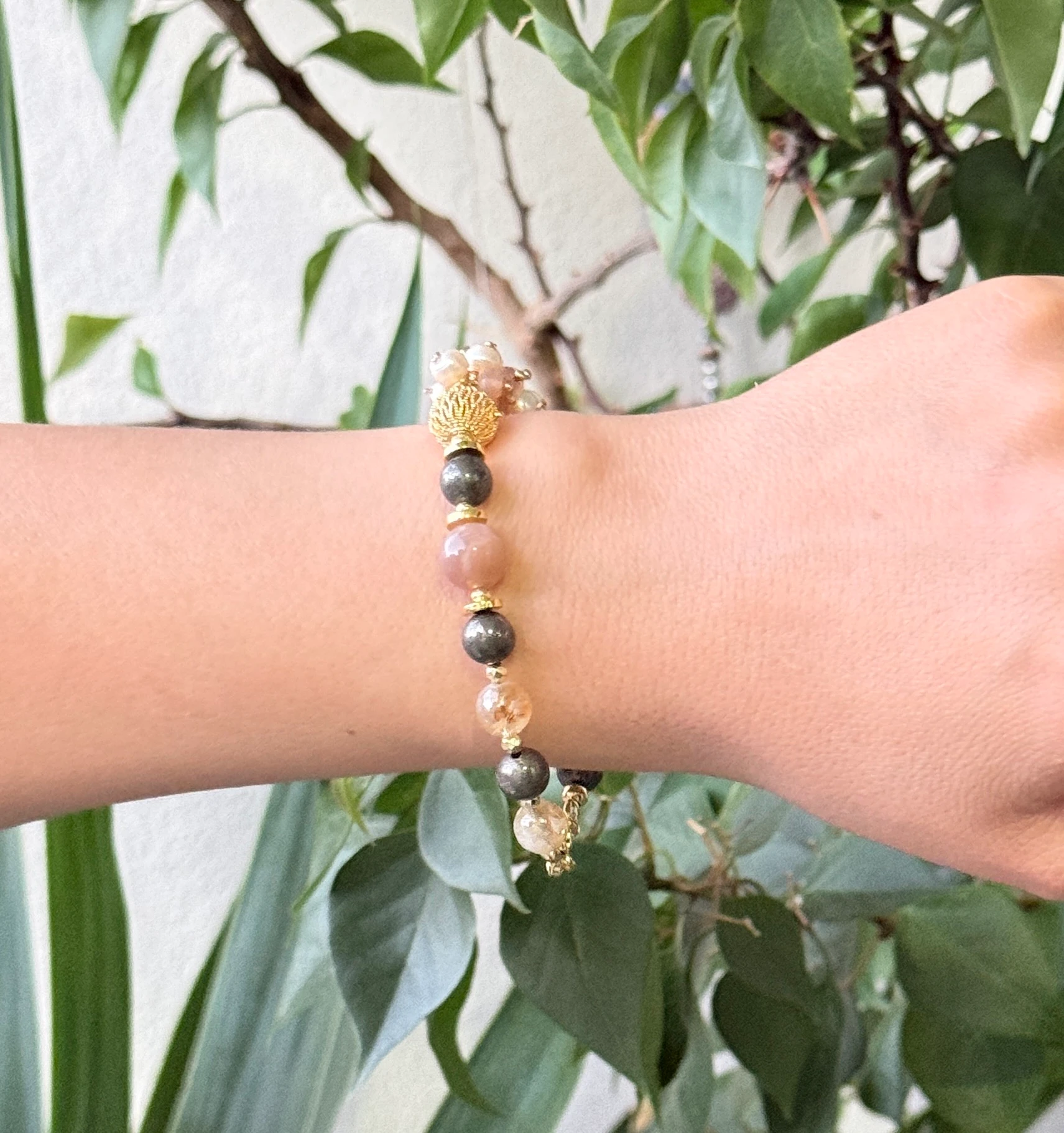 Doğal Taşlı El Yapımı "Batum" Bileklik