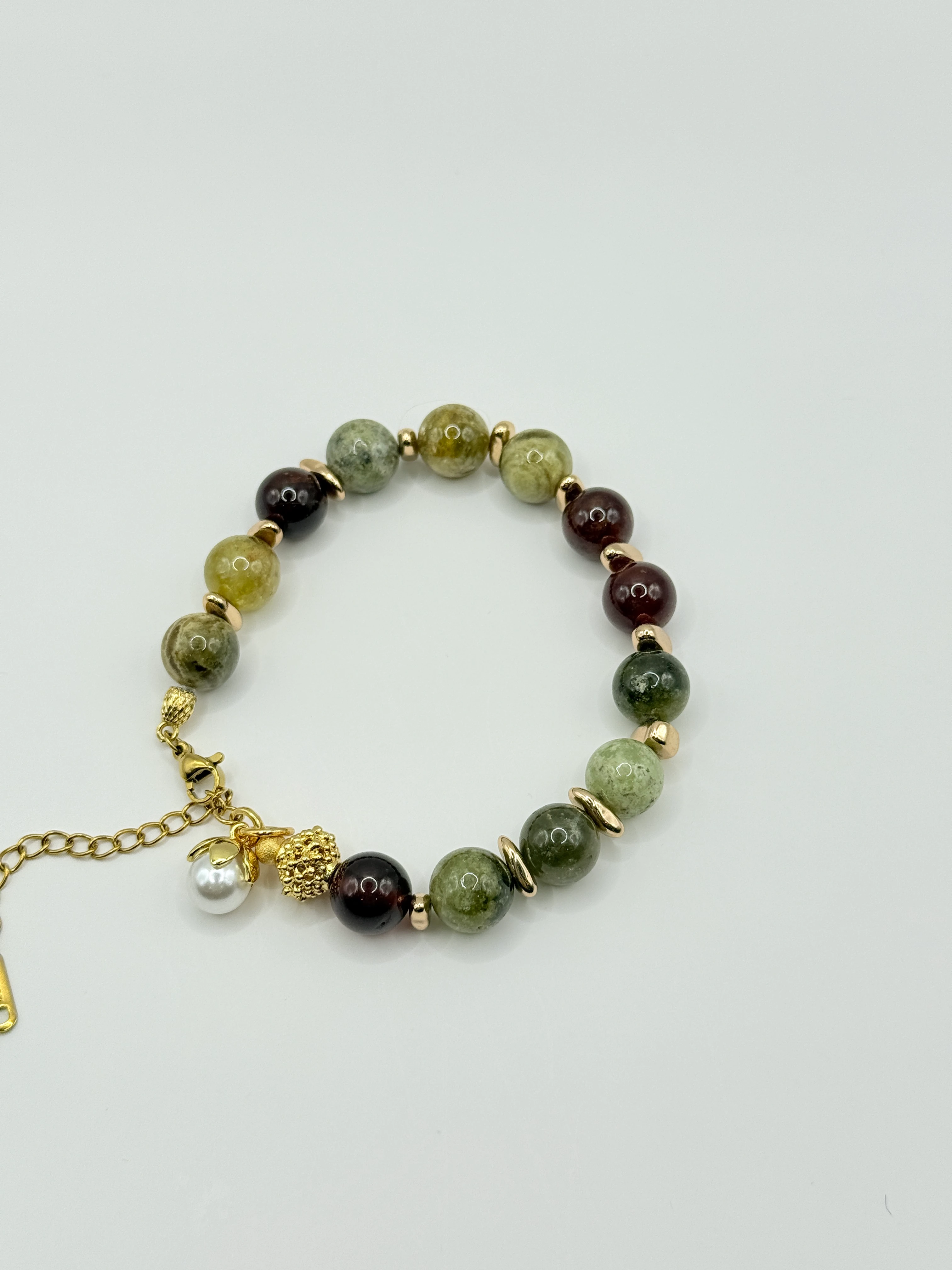 Doğal Taşlı El Yapımı "Grebene" Bileklik