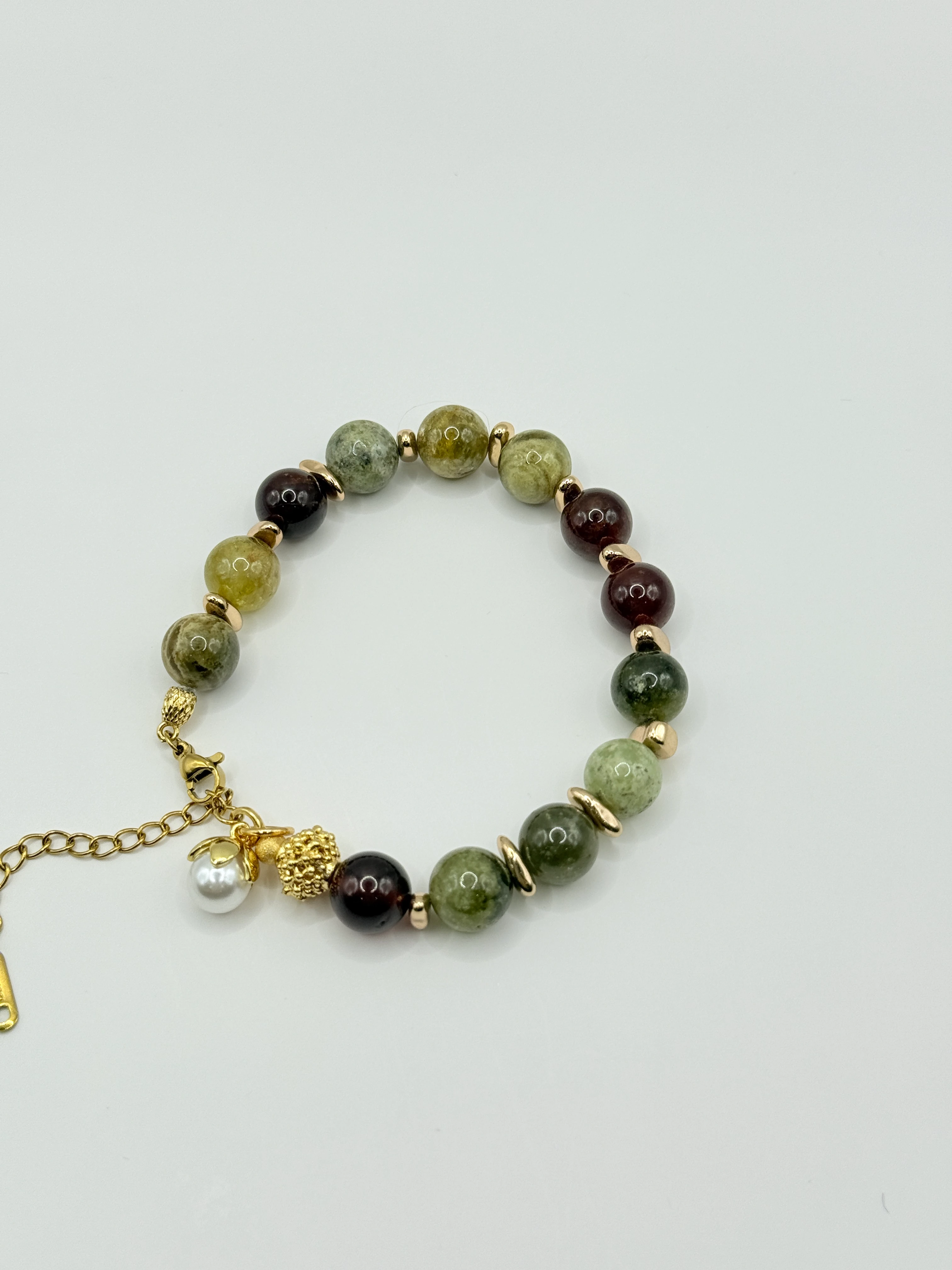 Doğal Taşlı El Yapımı "Grebene" Bileklik