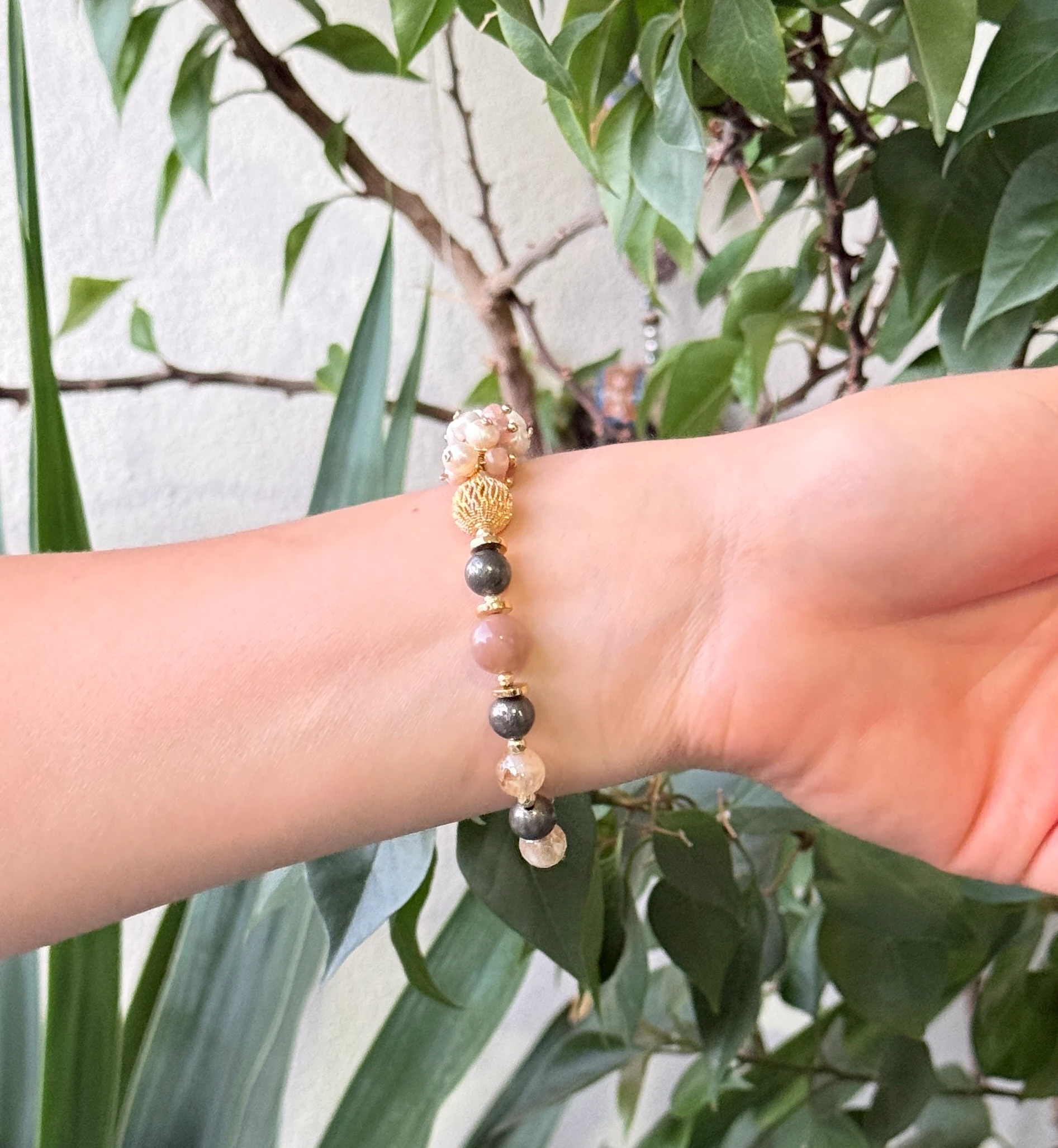 Doğal Taşlı El Yapımı "Batum" Bileklik