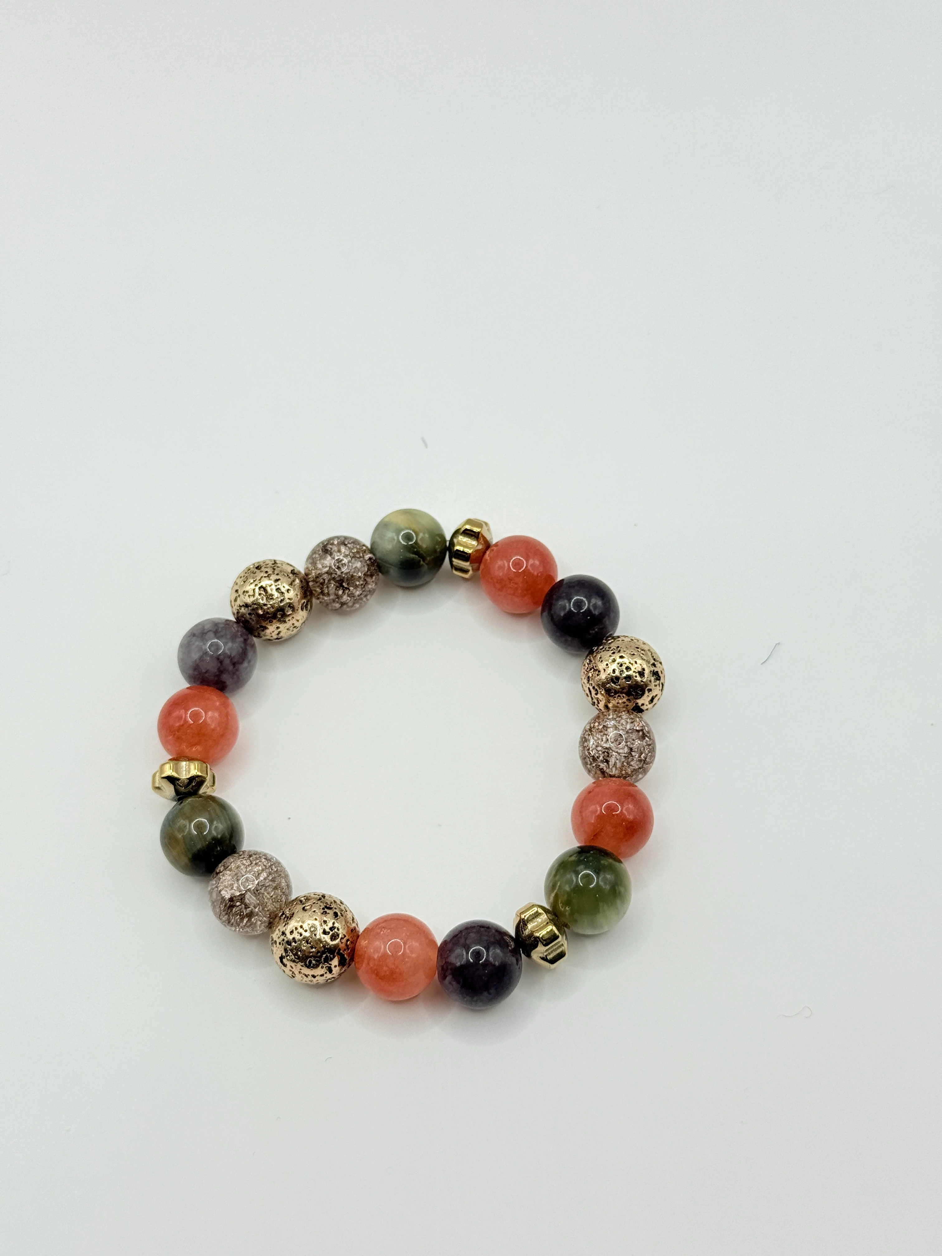 Doğal Taşlı El Yapımı "Dallas" Bileklik