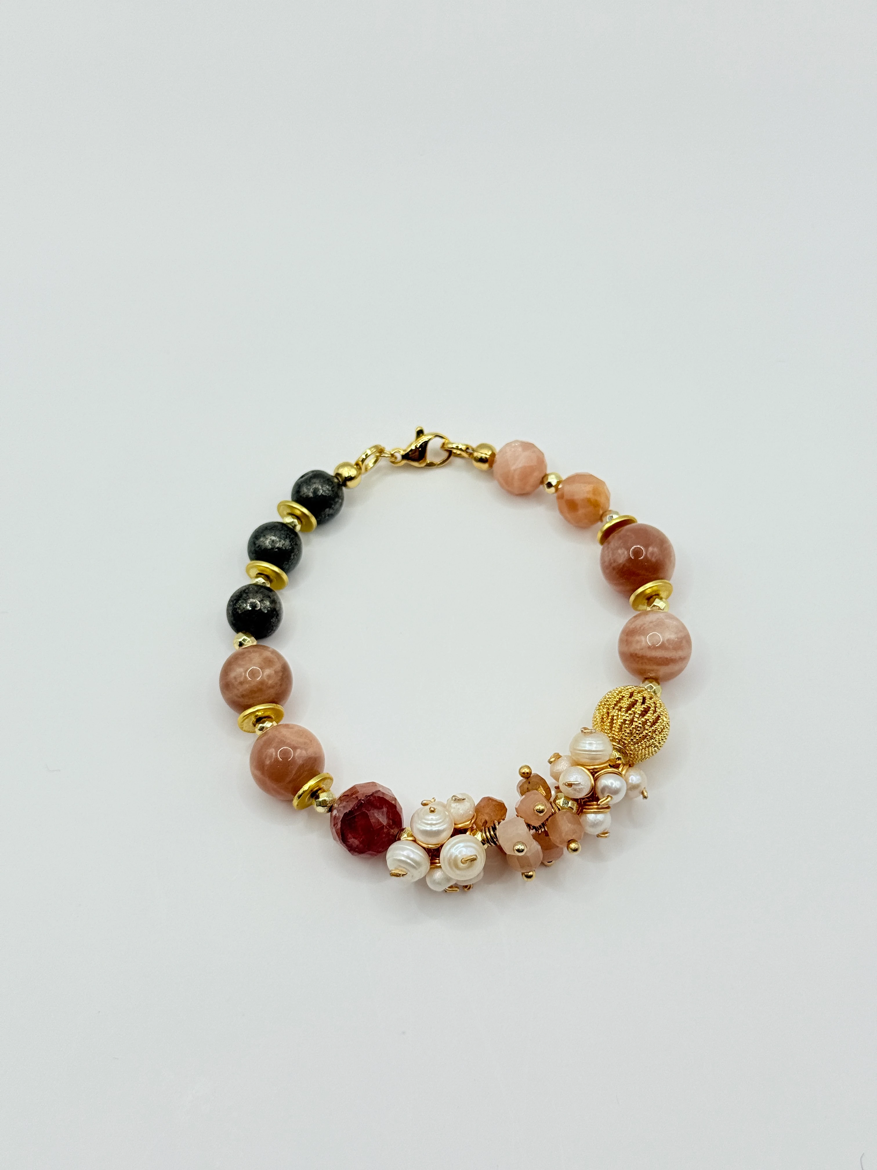 Doğal Taşlı El Yapımı "Bergen" Bileklik