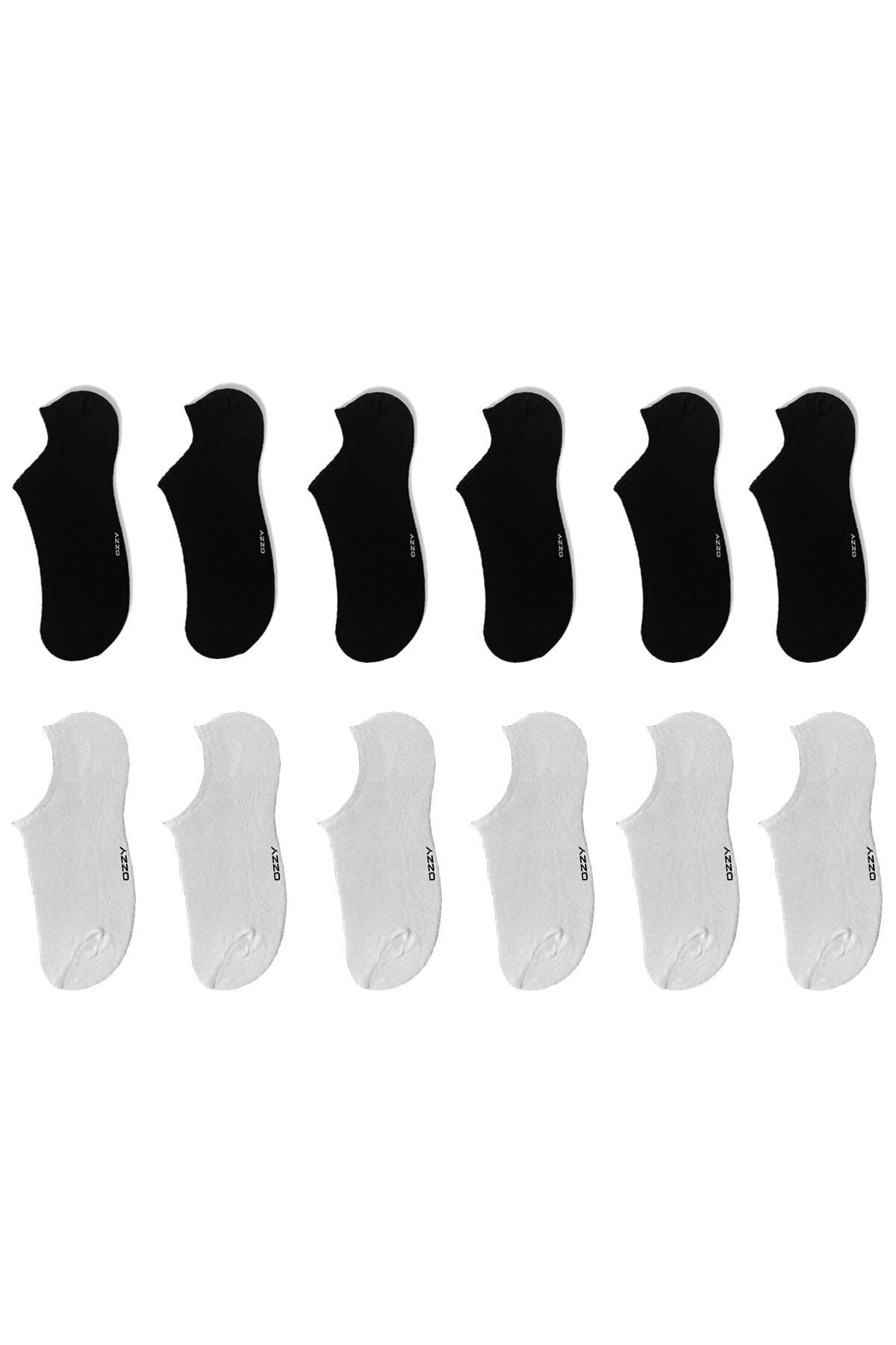 12 Çift Dikişsiz Kadın Bambu Görünmez (sneaker) Spor Ayakkabı Çorabı.