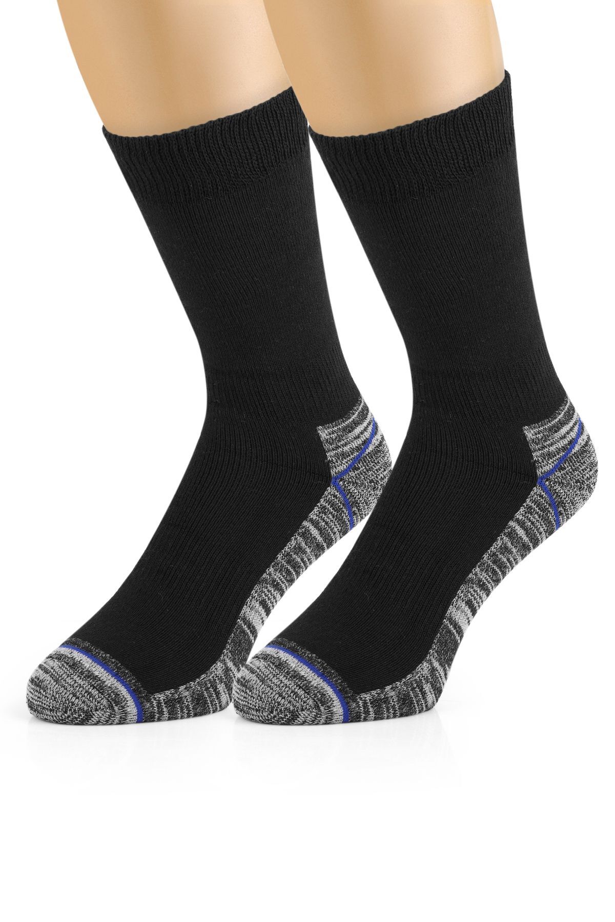 Socks 3 Çift Erkek Dayanıklı,Koruyucu ve Topuk Burun Kalın İşçi Çorabı