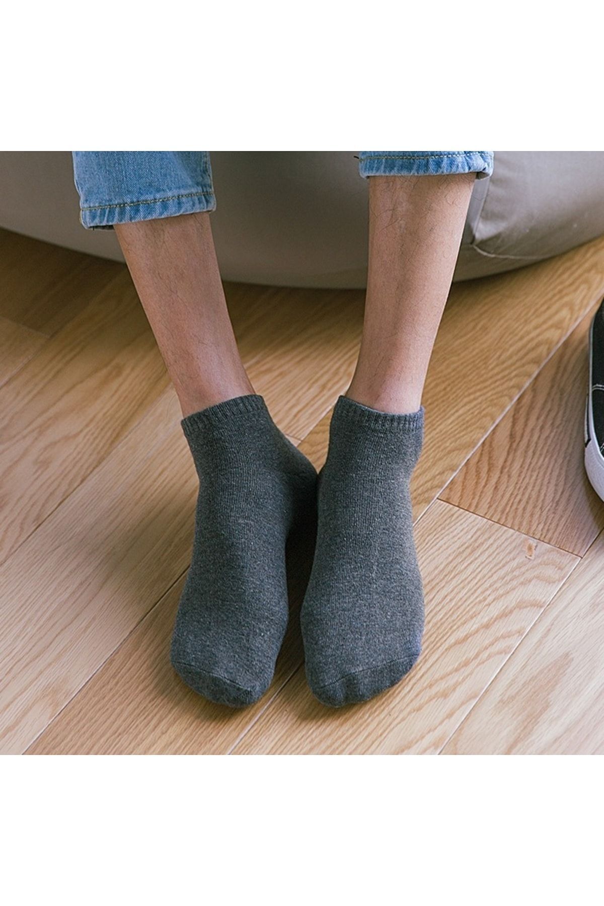 6 Çift Unisex Dikişsiz Patik Çorap