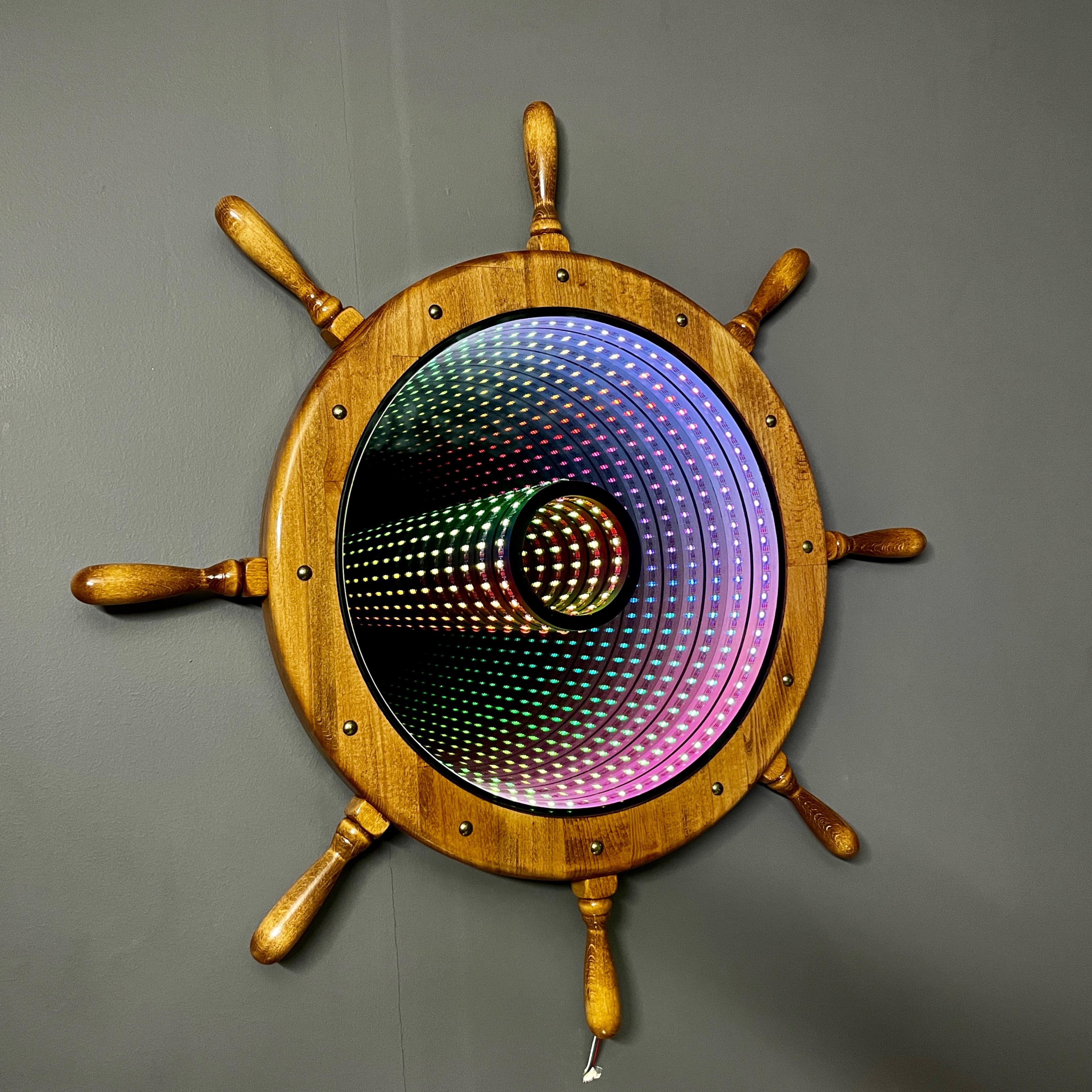 Ashel Infinity Mirror Ship Wheel