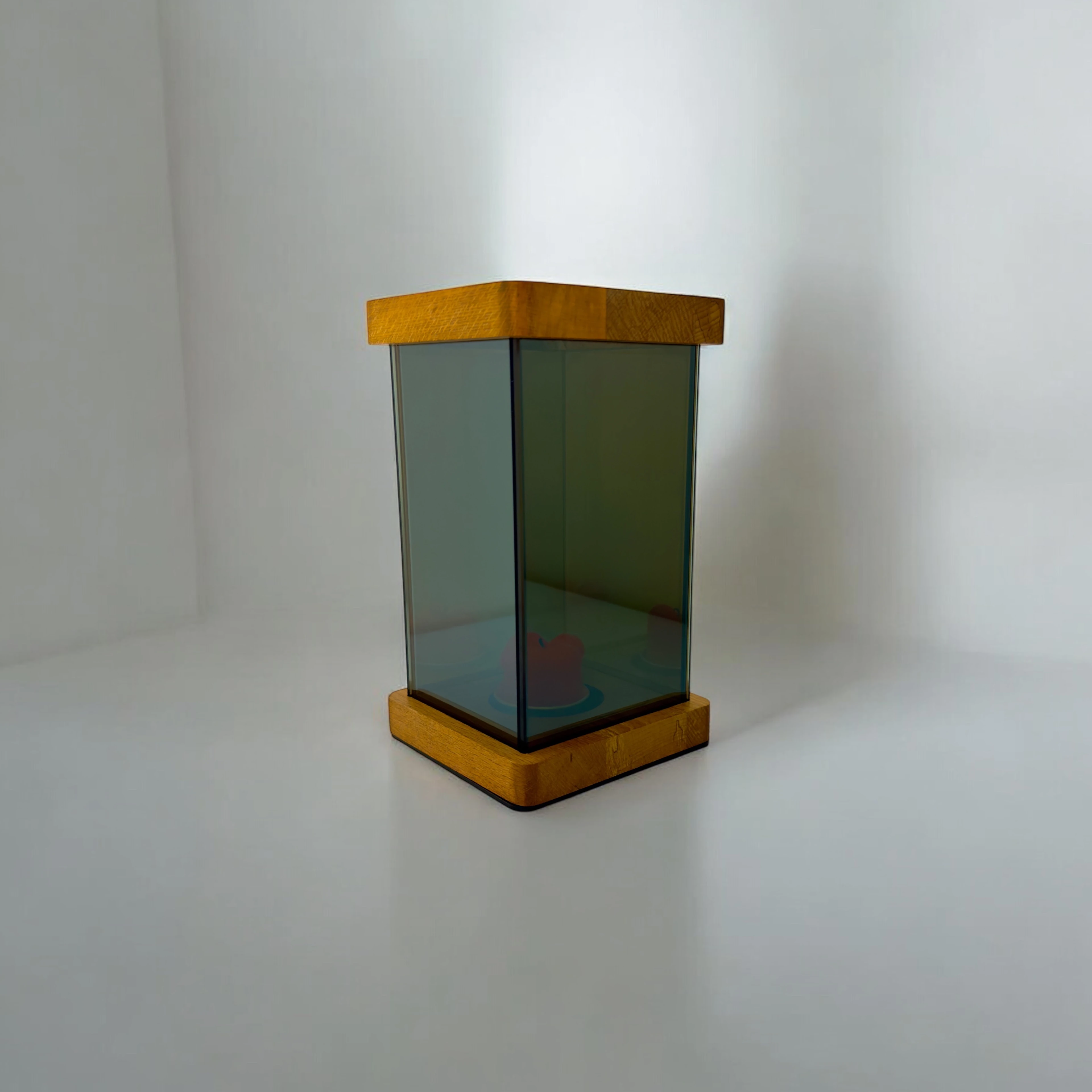 "Zera" Sonsuzluk Aynalı Ahşap Mumluk