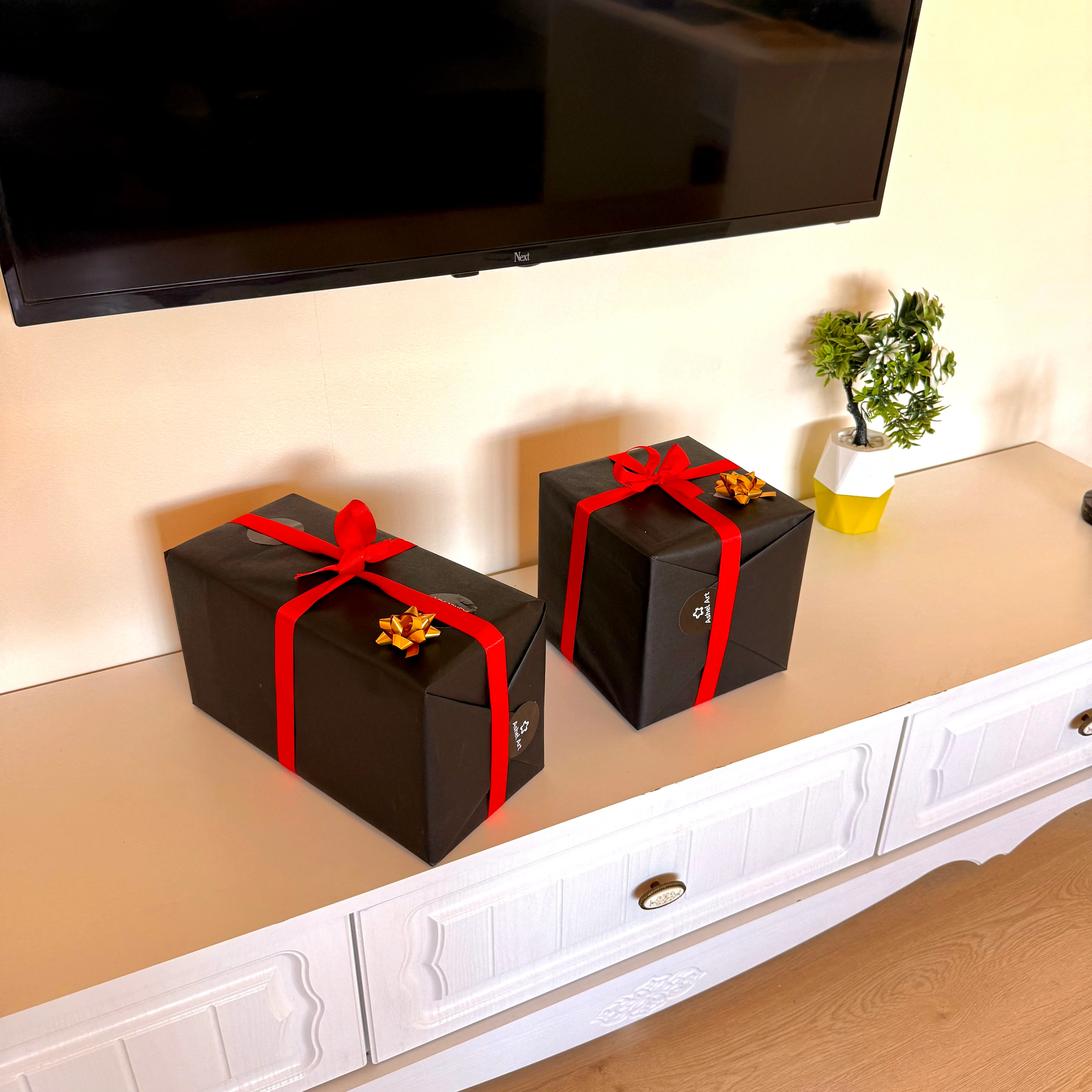 "Zera" Sonsuzluk Aynalı Ahşap Mumluk