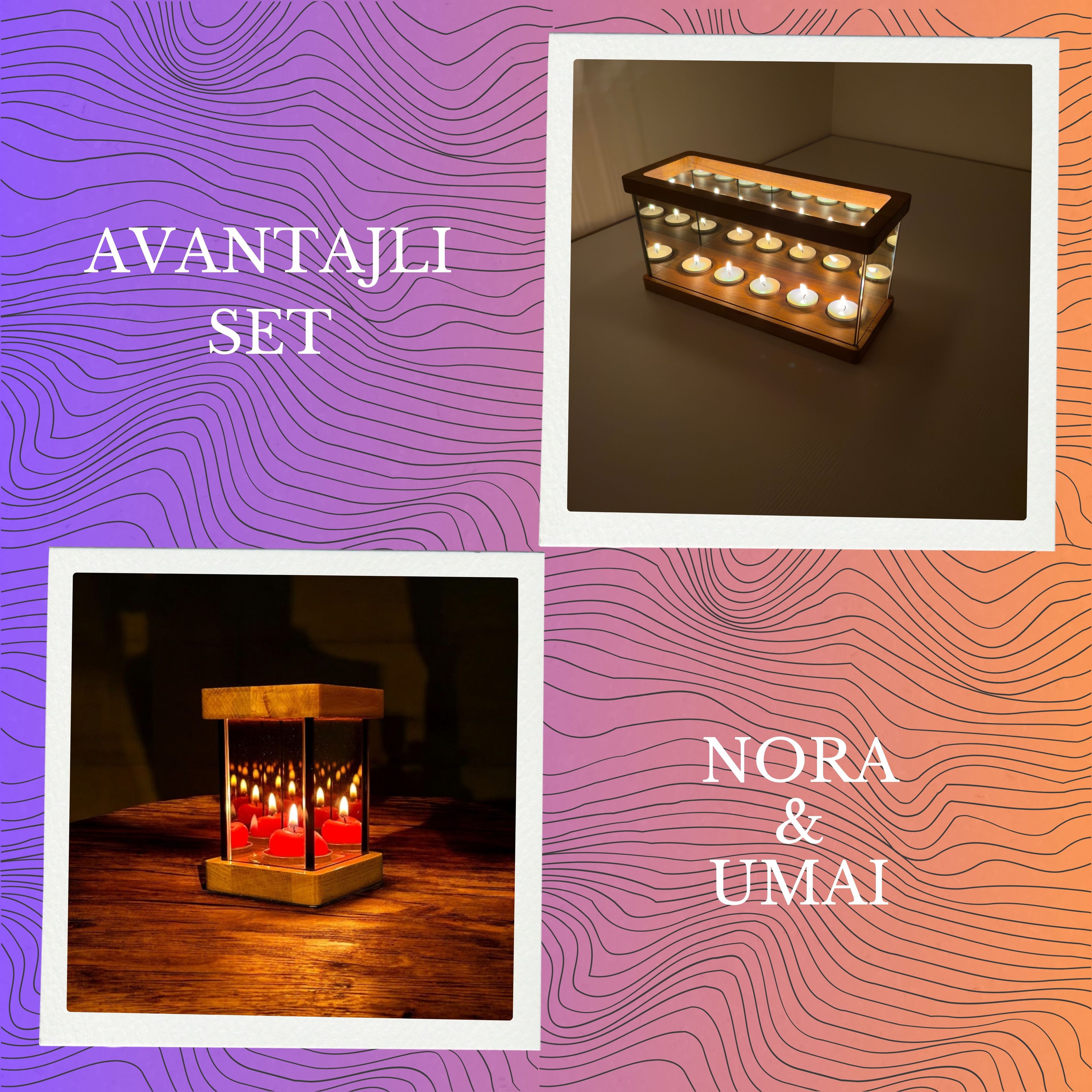Nora + Umai Sonsuzluk Efektli Mumluk Set