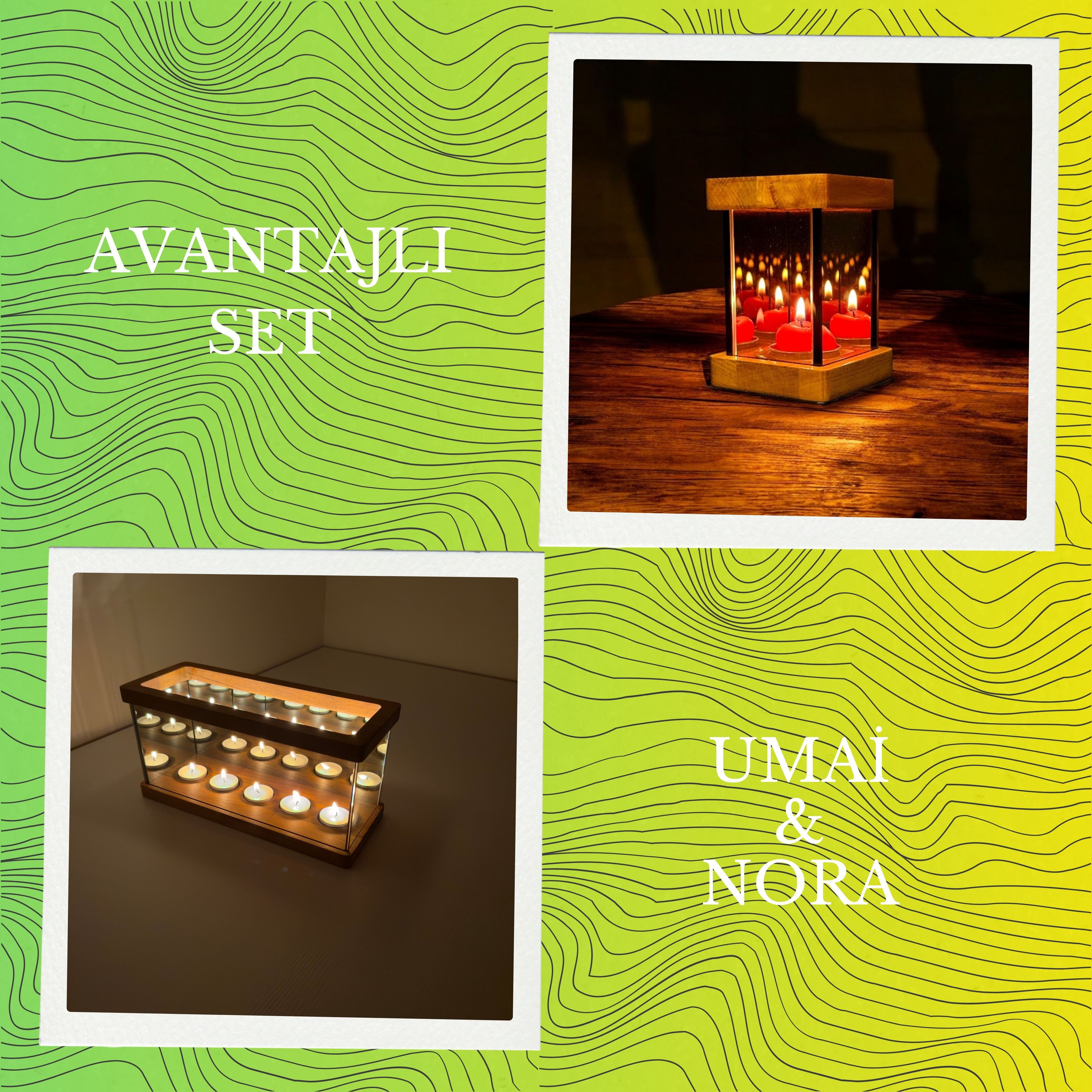 Nora + Umai Sonsuzluk Efektli Mumluk Set