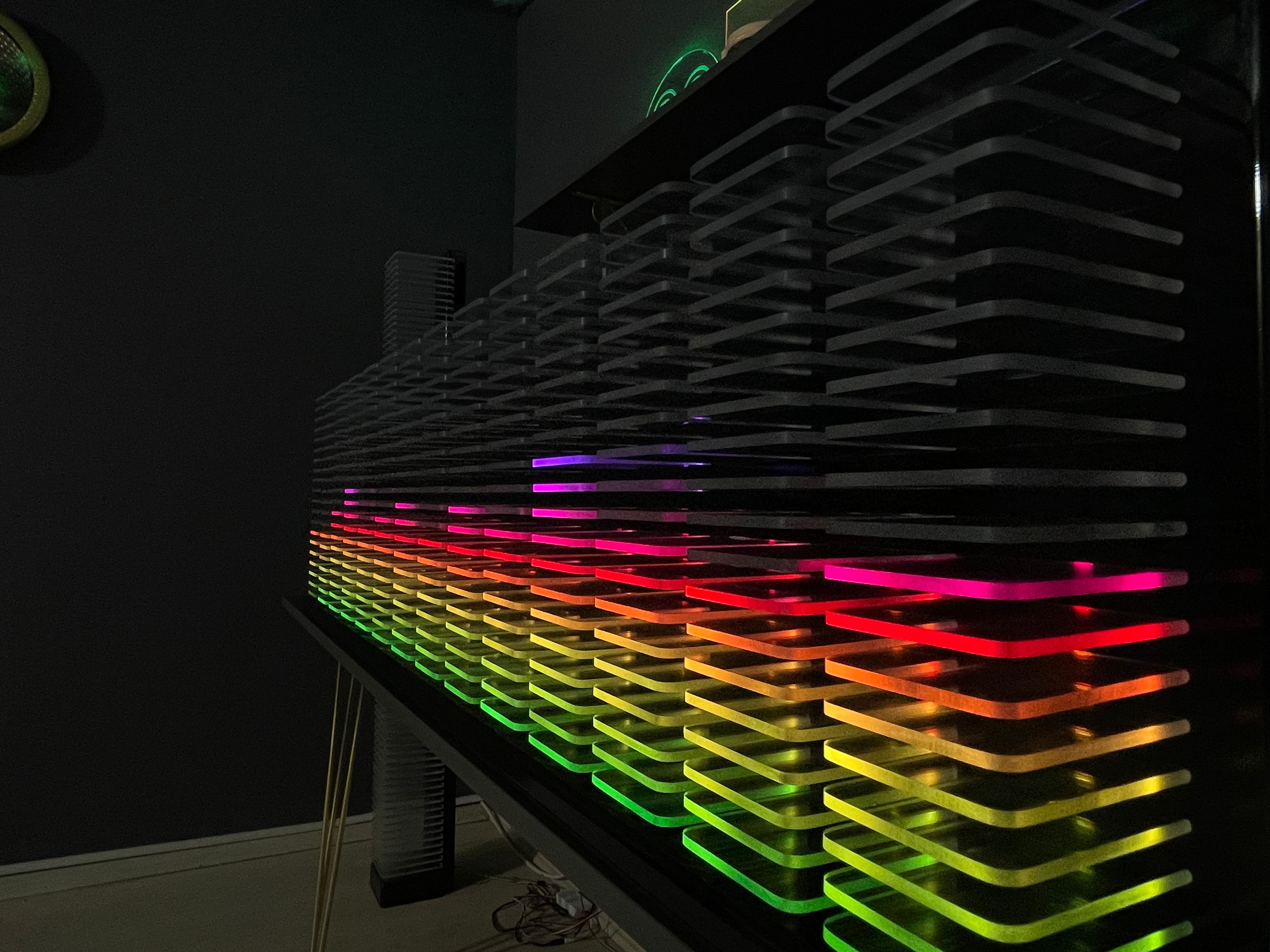 "Ashel Spectrum Analyzer" RGB ekolayzer led kule