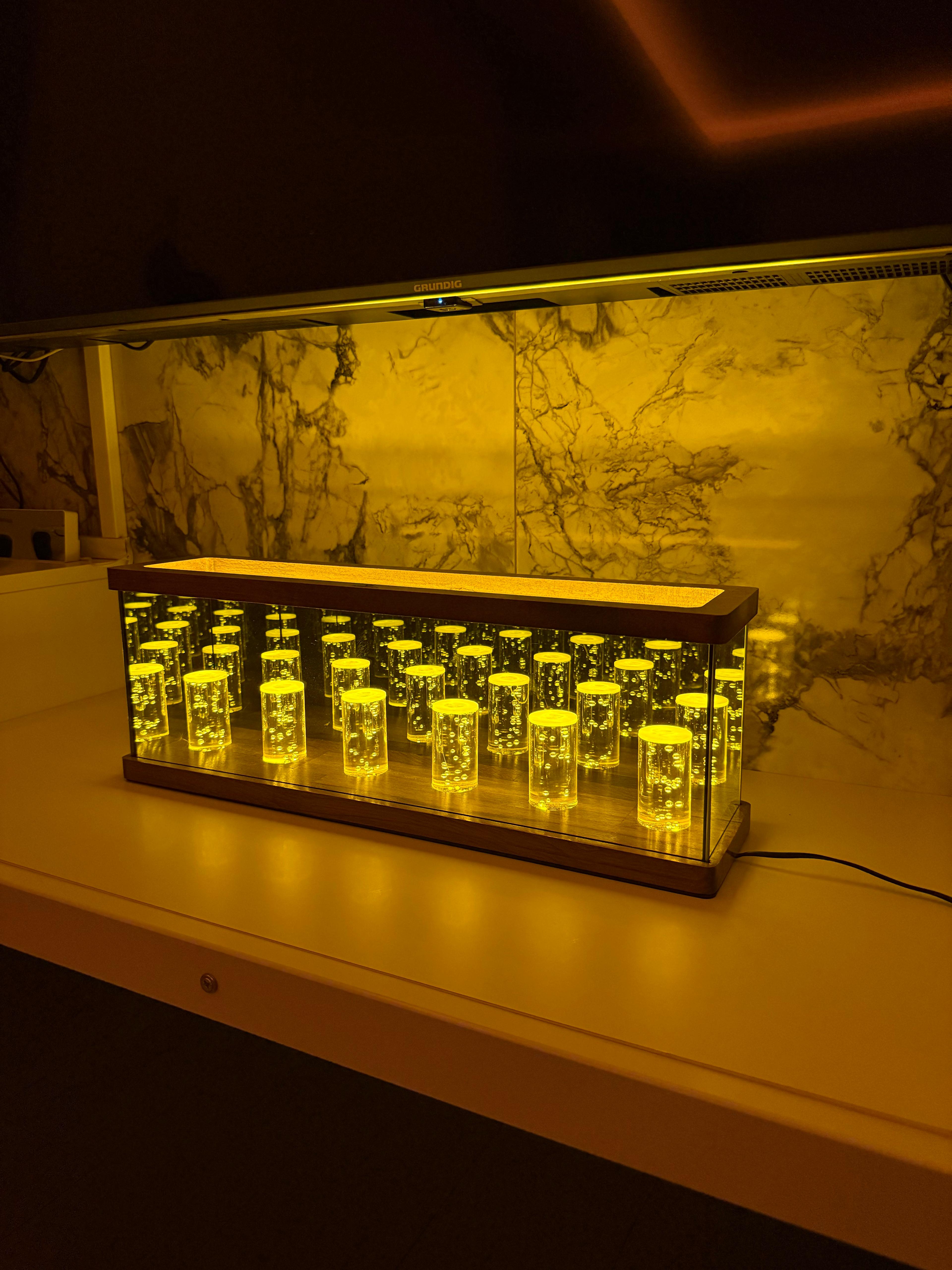 "Nora Flux" Ledli ve Sonsuzluk Aynalı Ambians aydınlatma