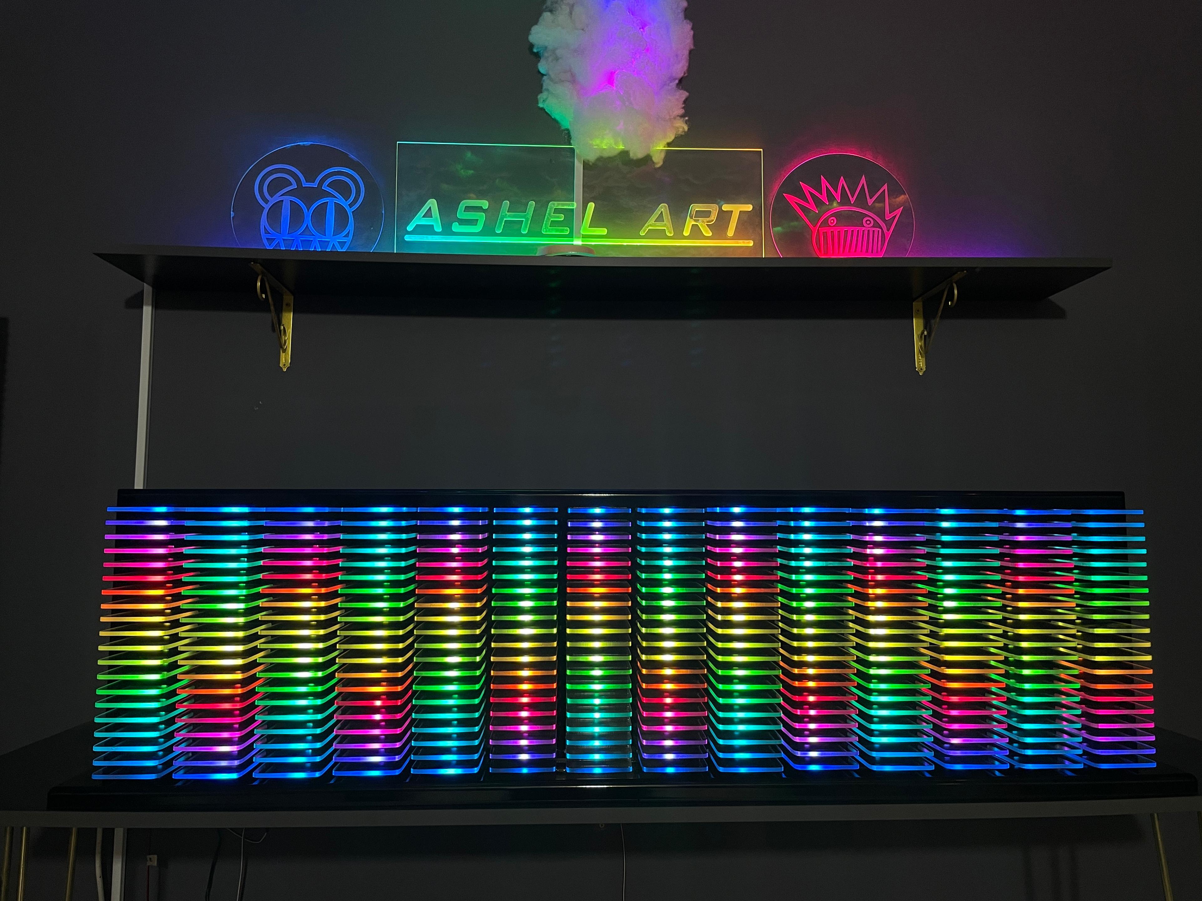 "Ashel Spectrum Analyzer" RGB ekolayzer led kule