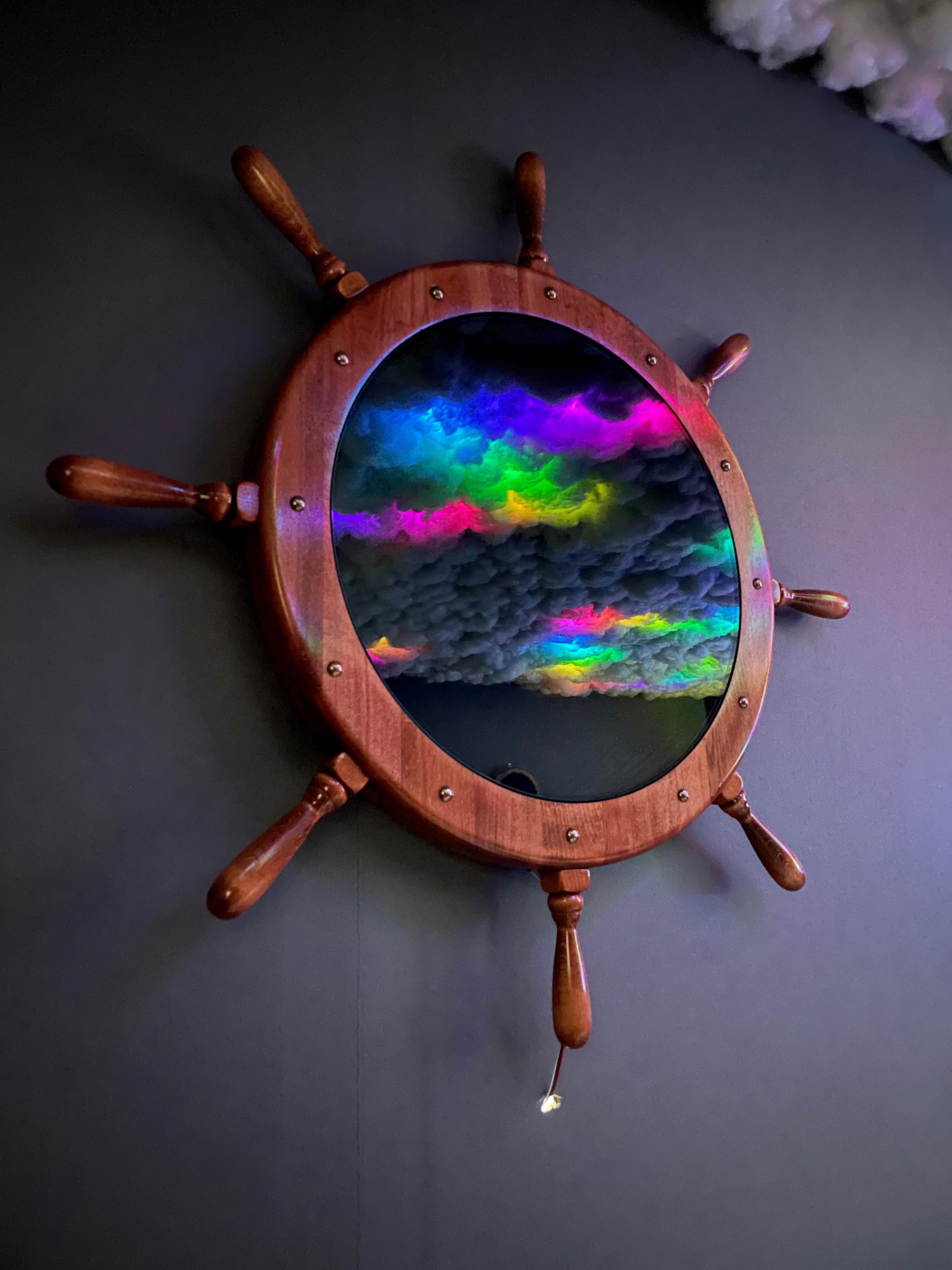 Ashel Infinity Mirror Ship Wheel