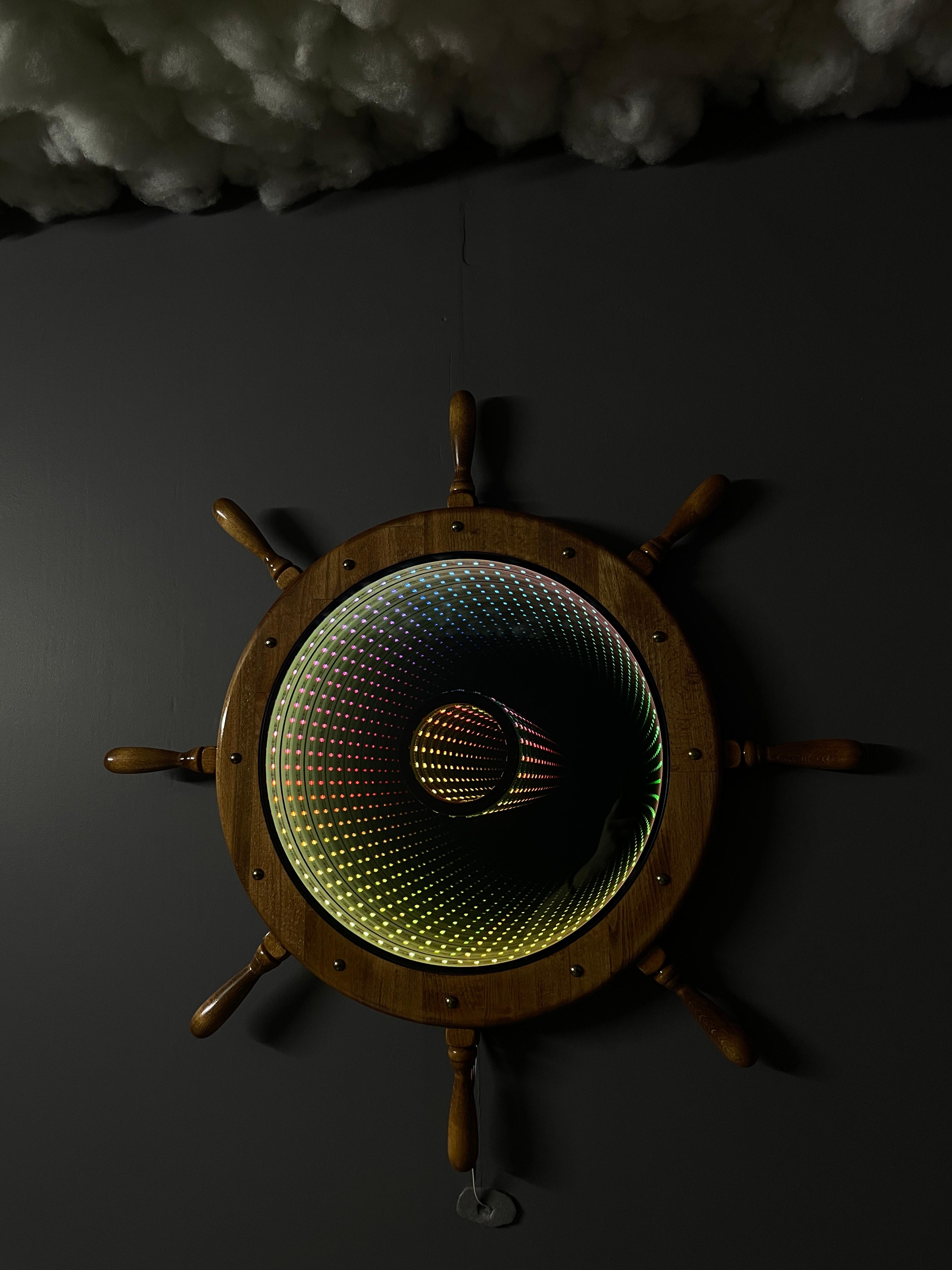 Ashel Infinity Mirror Ship Wheel