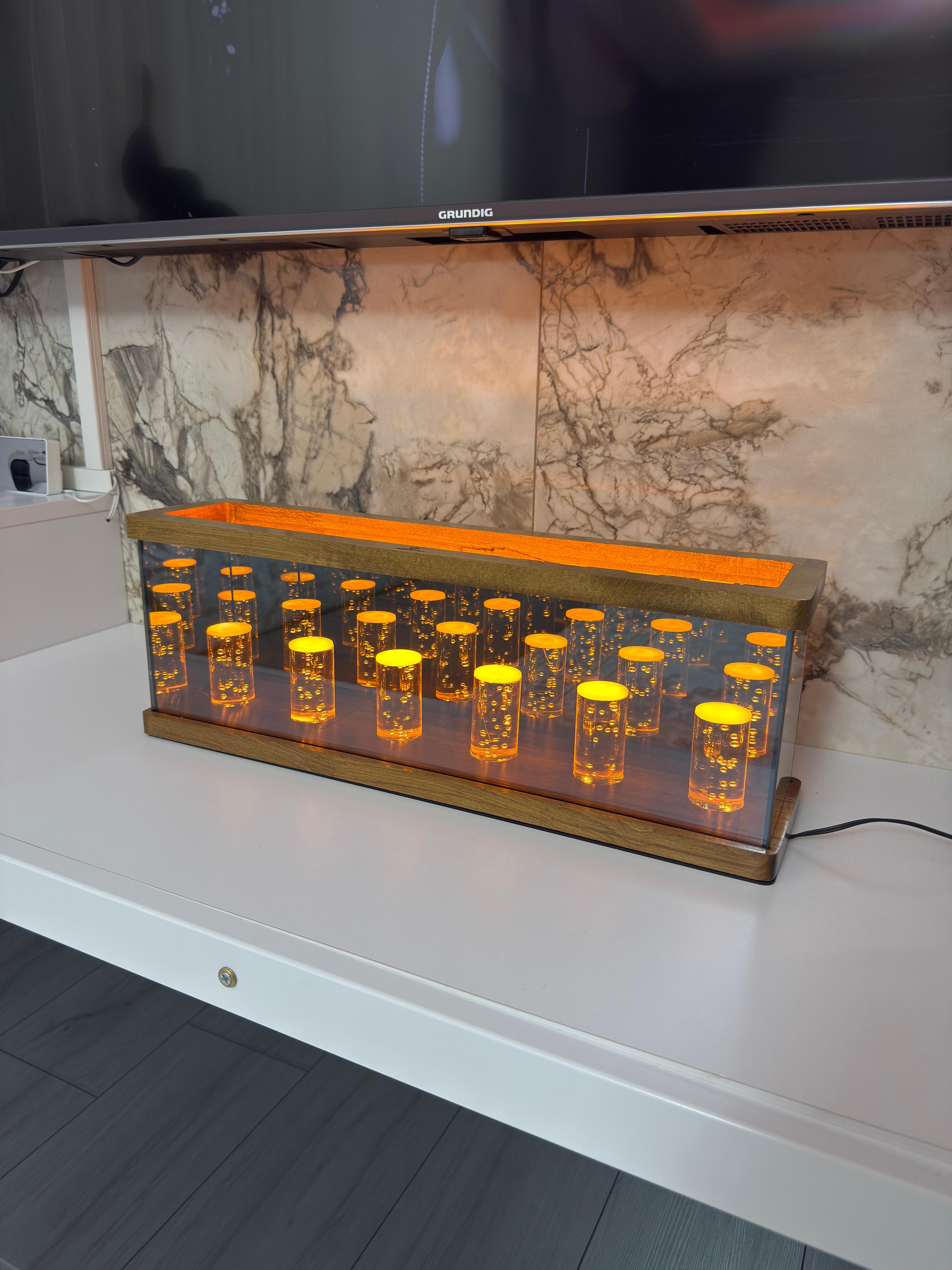 "Nora Flux" Ledli ve Sonsuzluk Aynalı Ambians aydınlatma